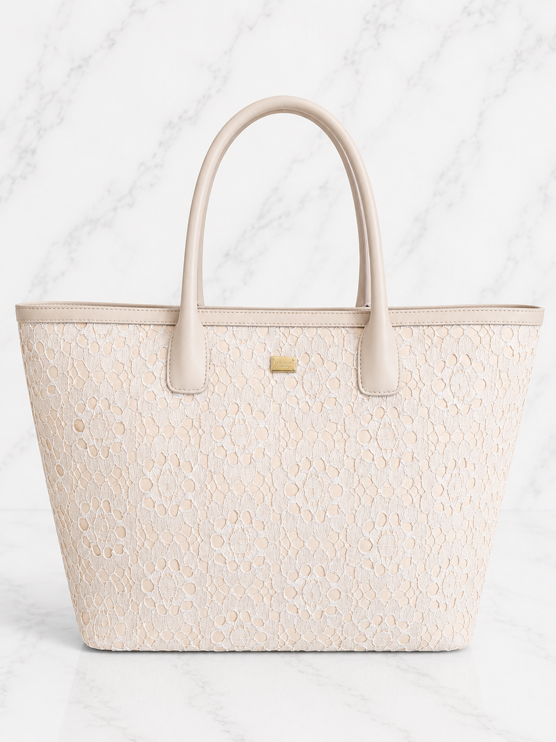 Dolce & Gabbana Lace Tote — Light Pink