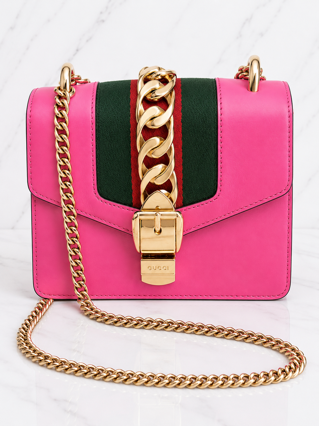 Gucci Sylvie Mini Bag Pink