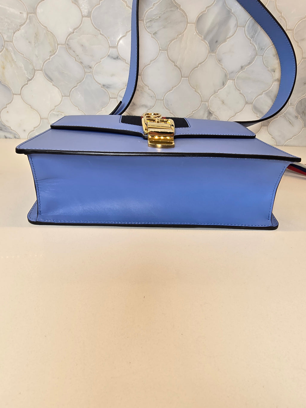 Gucci Calfskin Sylvie Small Bag – Blue