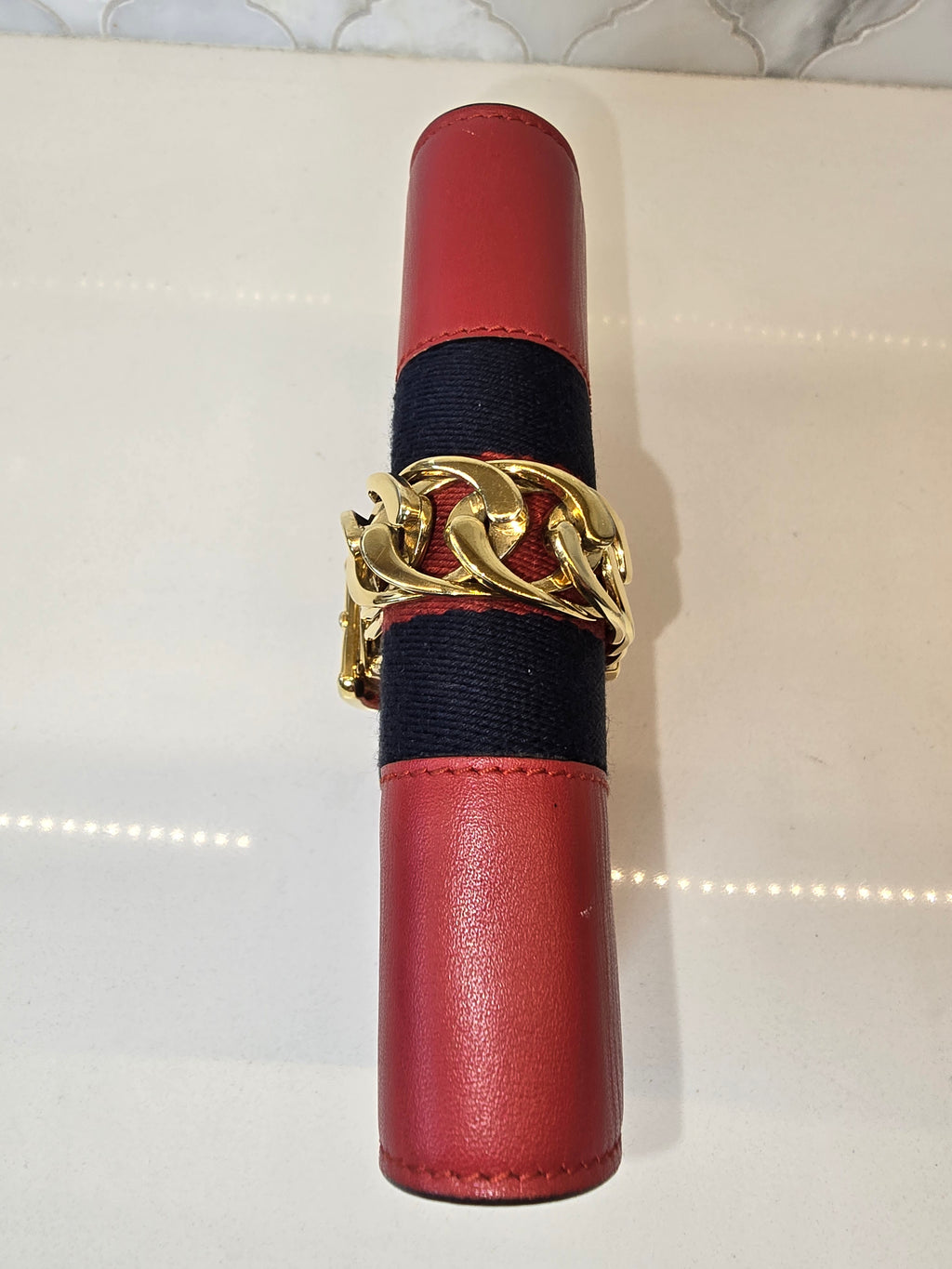 Gucci Sylvie Super Mini Bag – Red