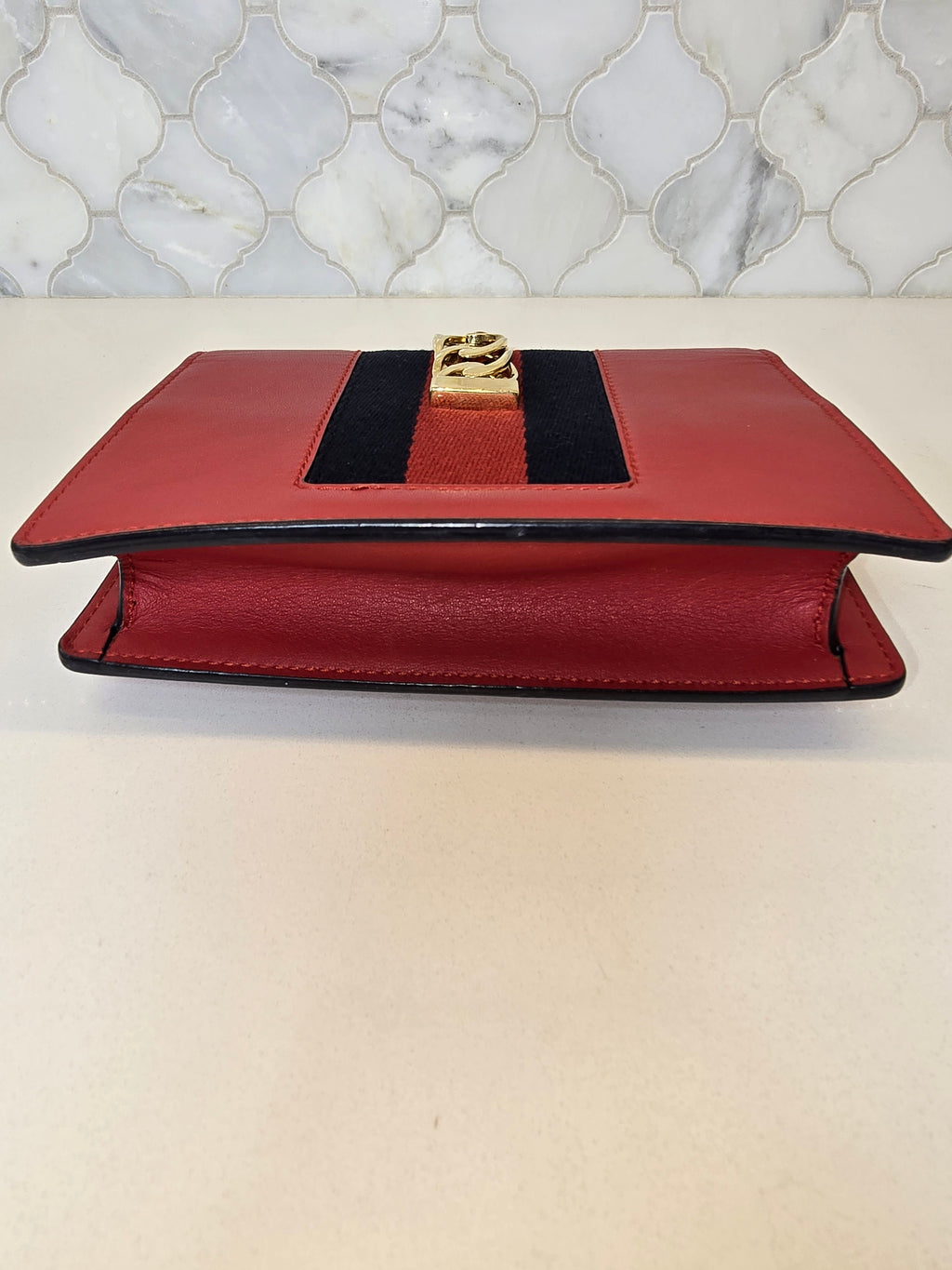 Gucci Sylvie Super Mini Bag – Red
