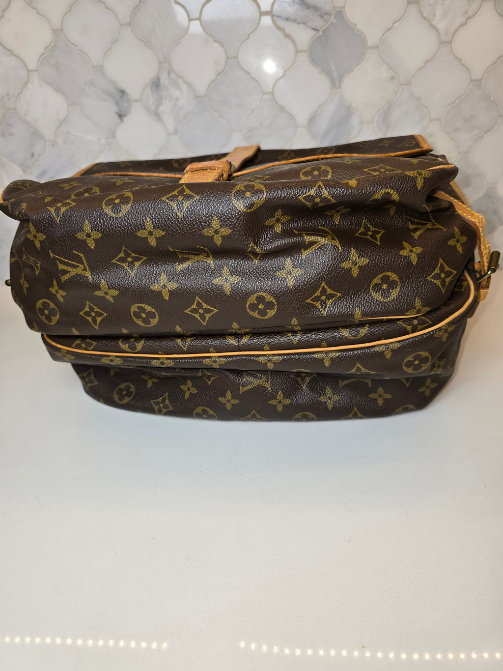 Louis Vuitton Monogram Saumur 35