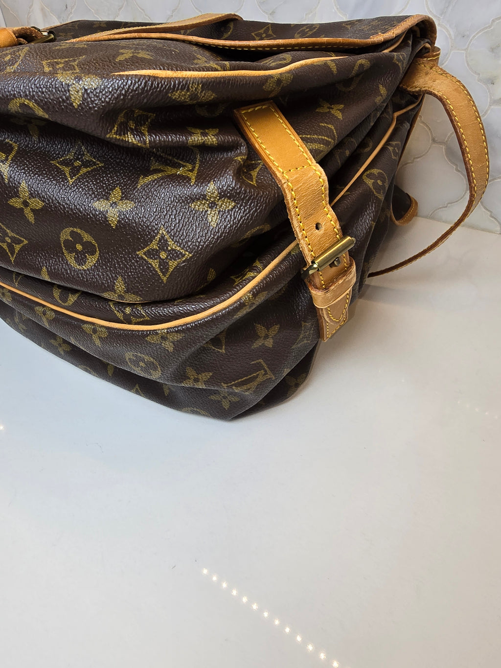 Louis Vuitton Monogram Saumur 35