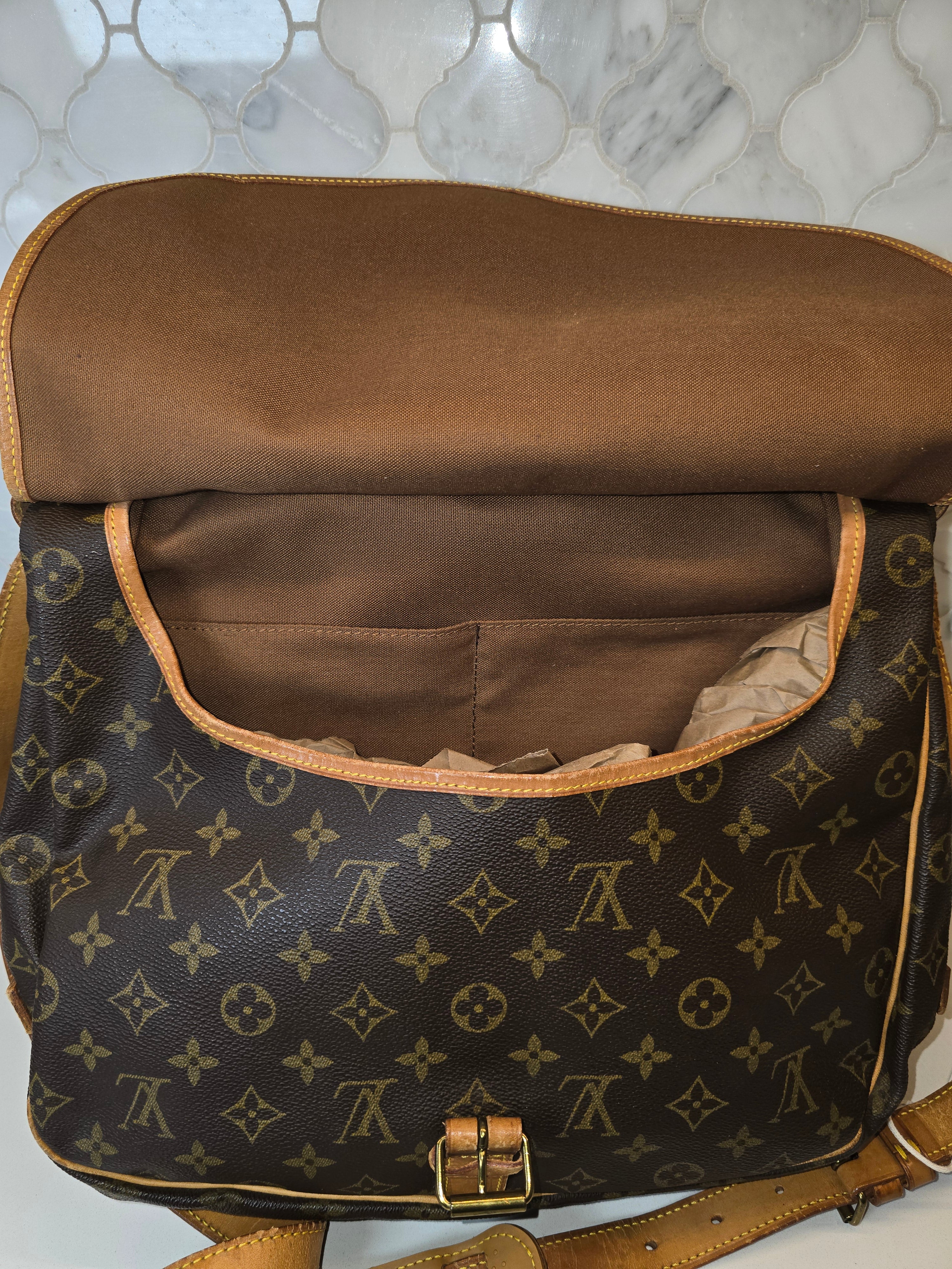Louis Vuitton Monogram Saumur 35