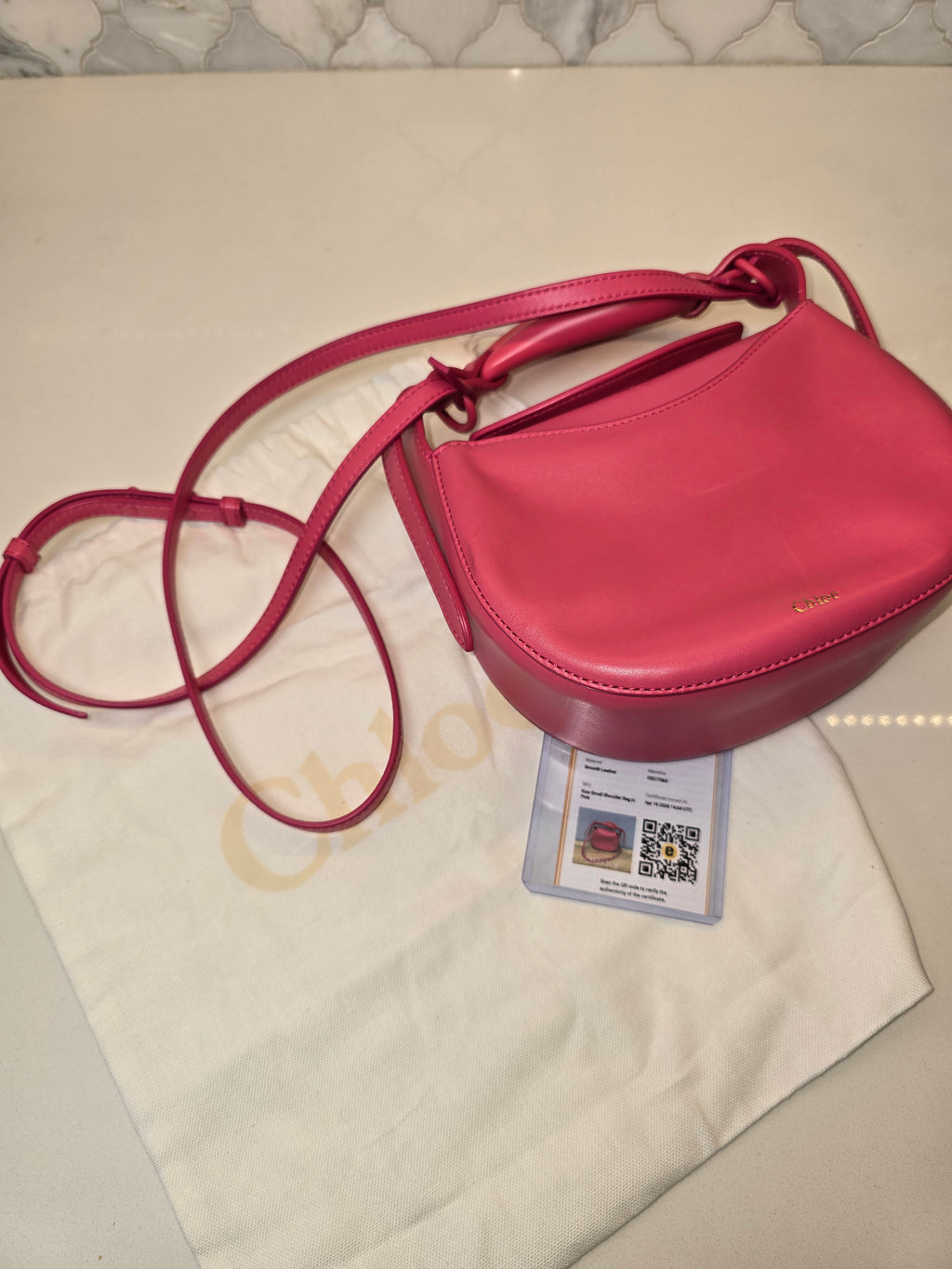Chloé Kiss Purse – Hot Pink