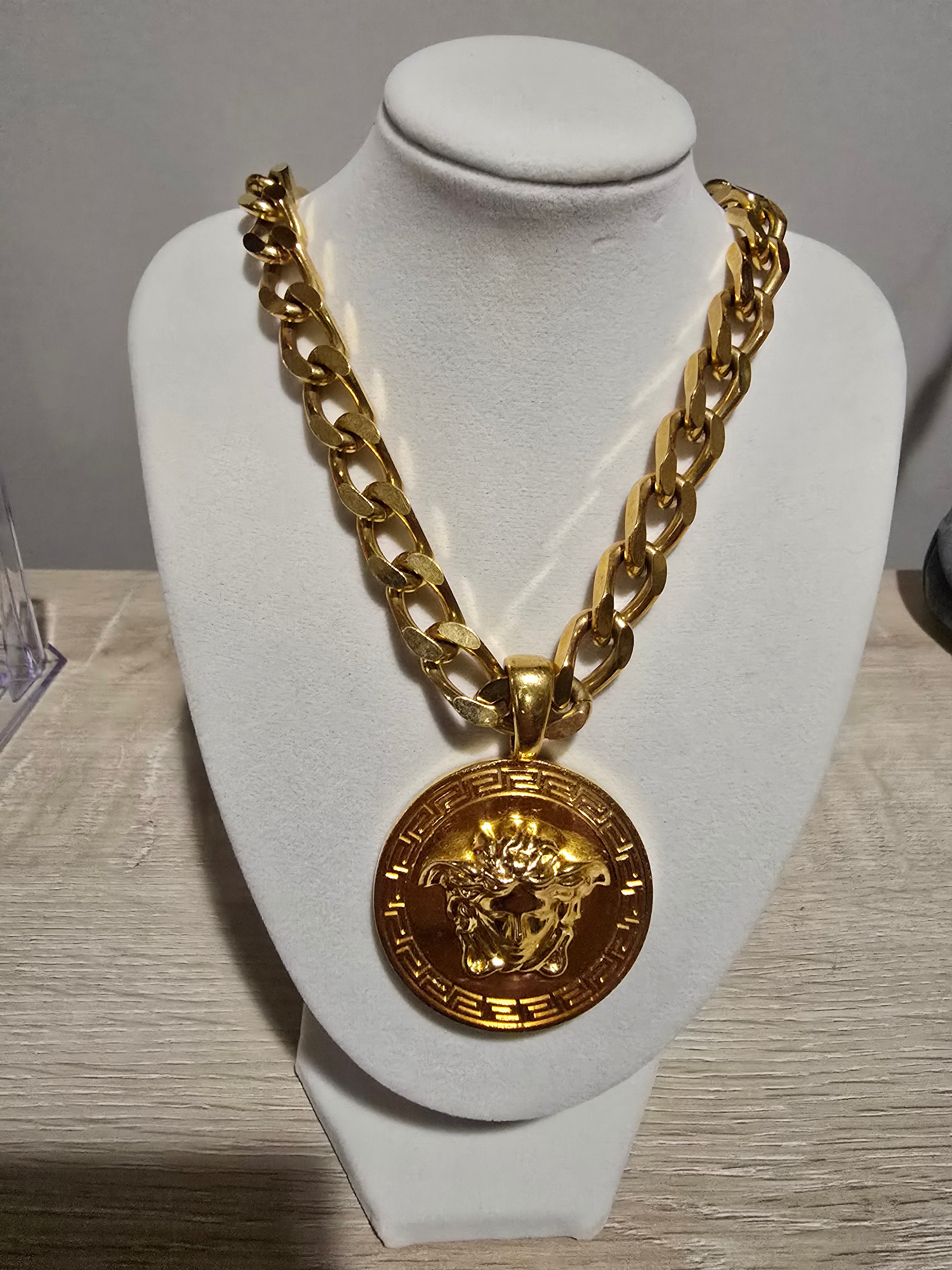 Versace Medusa Pendant Necklace