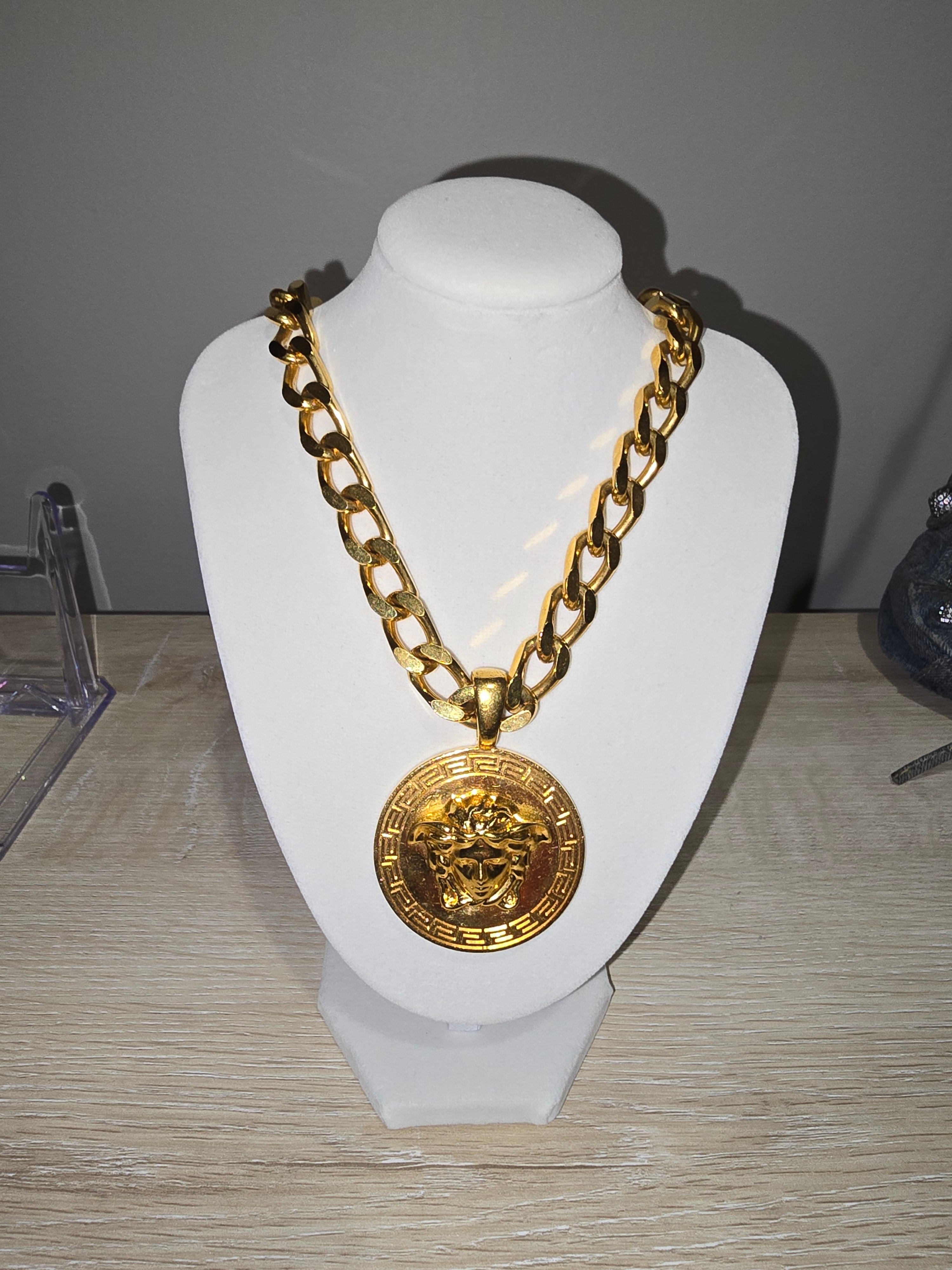 Versace Medusa Pendant Necklace