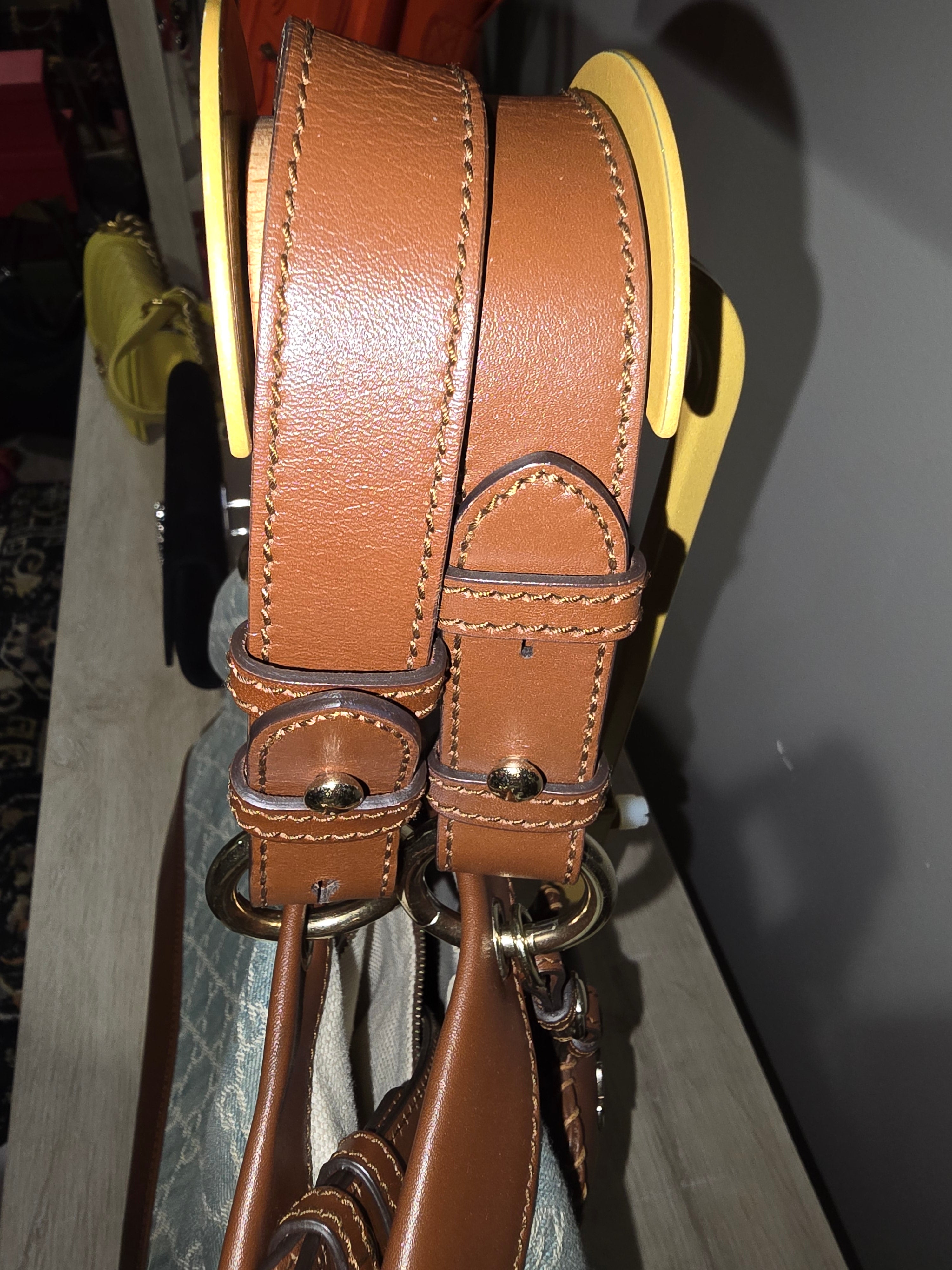 Gucci Denim Valentine Tote in Light Blue