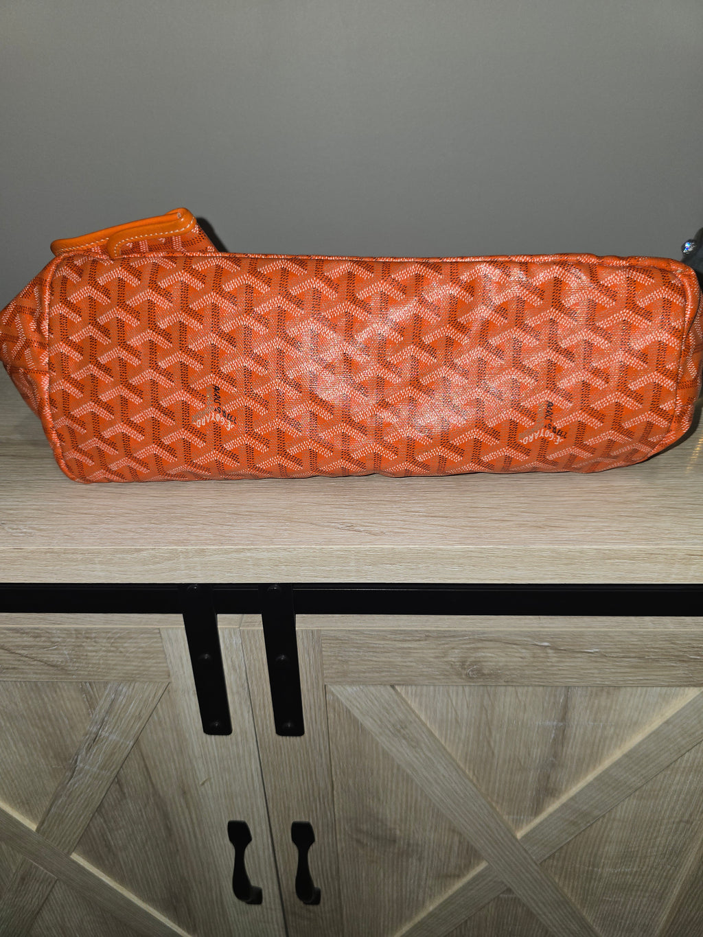 Goyard Goyardine Saint Louis Tote PM in Orange
