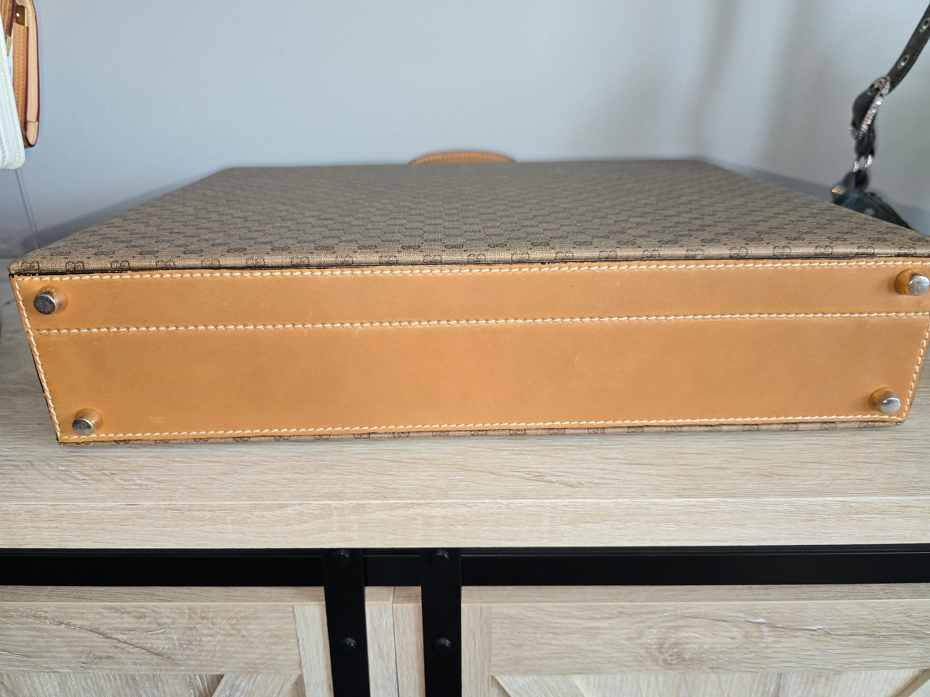 Vintage Gucci Valigeria Hard-Shell Suitcase