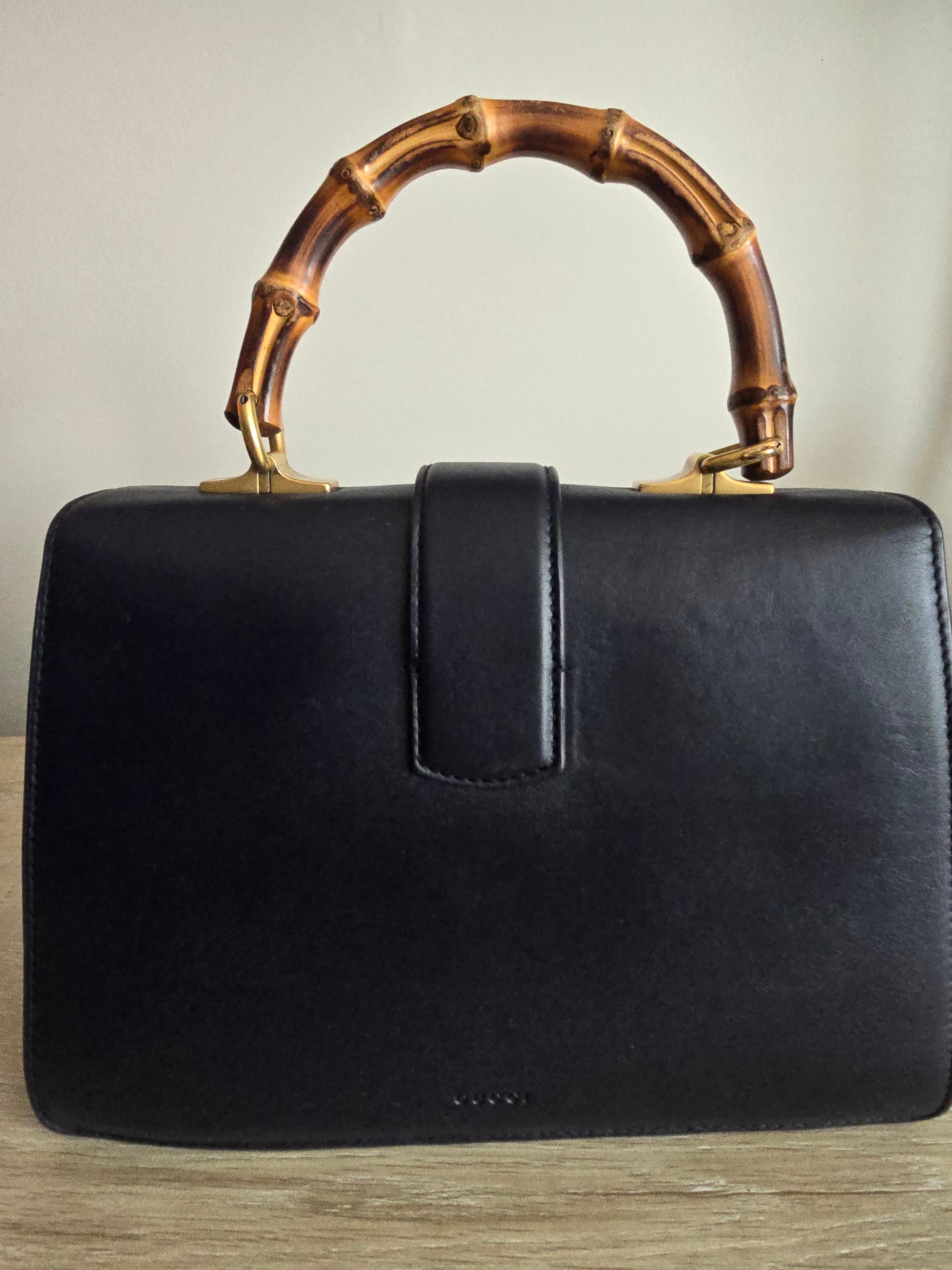 Gucci Dionysus Bamboo Top Handle Bag Colorblock Leather Medium