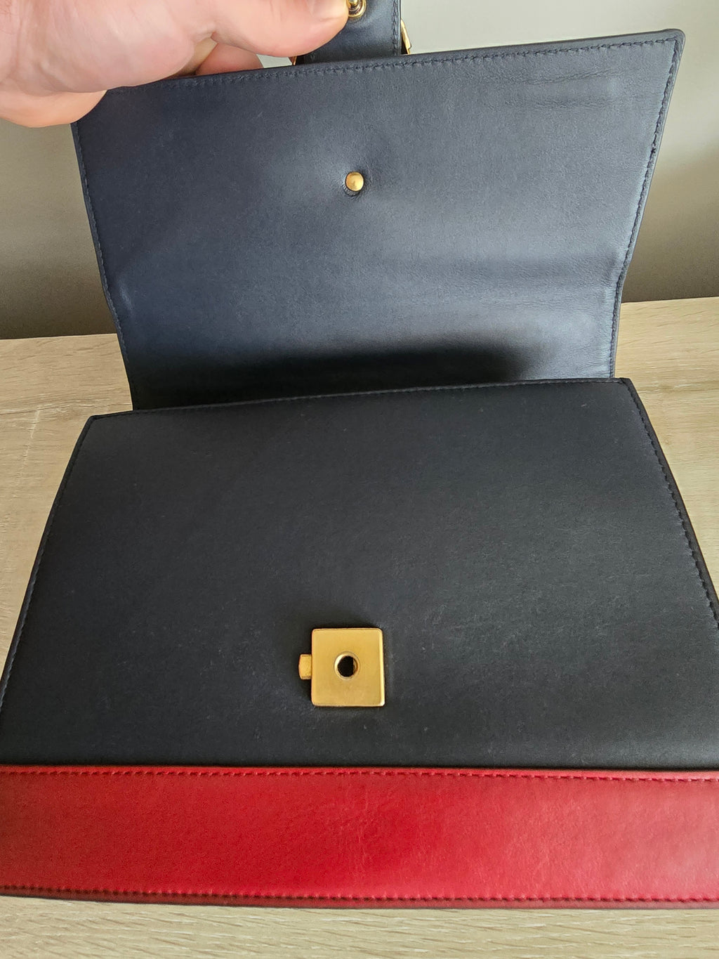 Gucci Dionysus Bamboo Top Handle Bag Colorblock Leather Medium