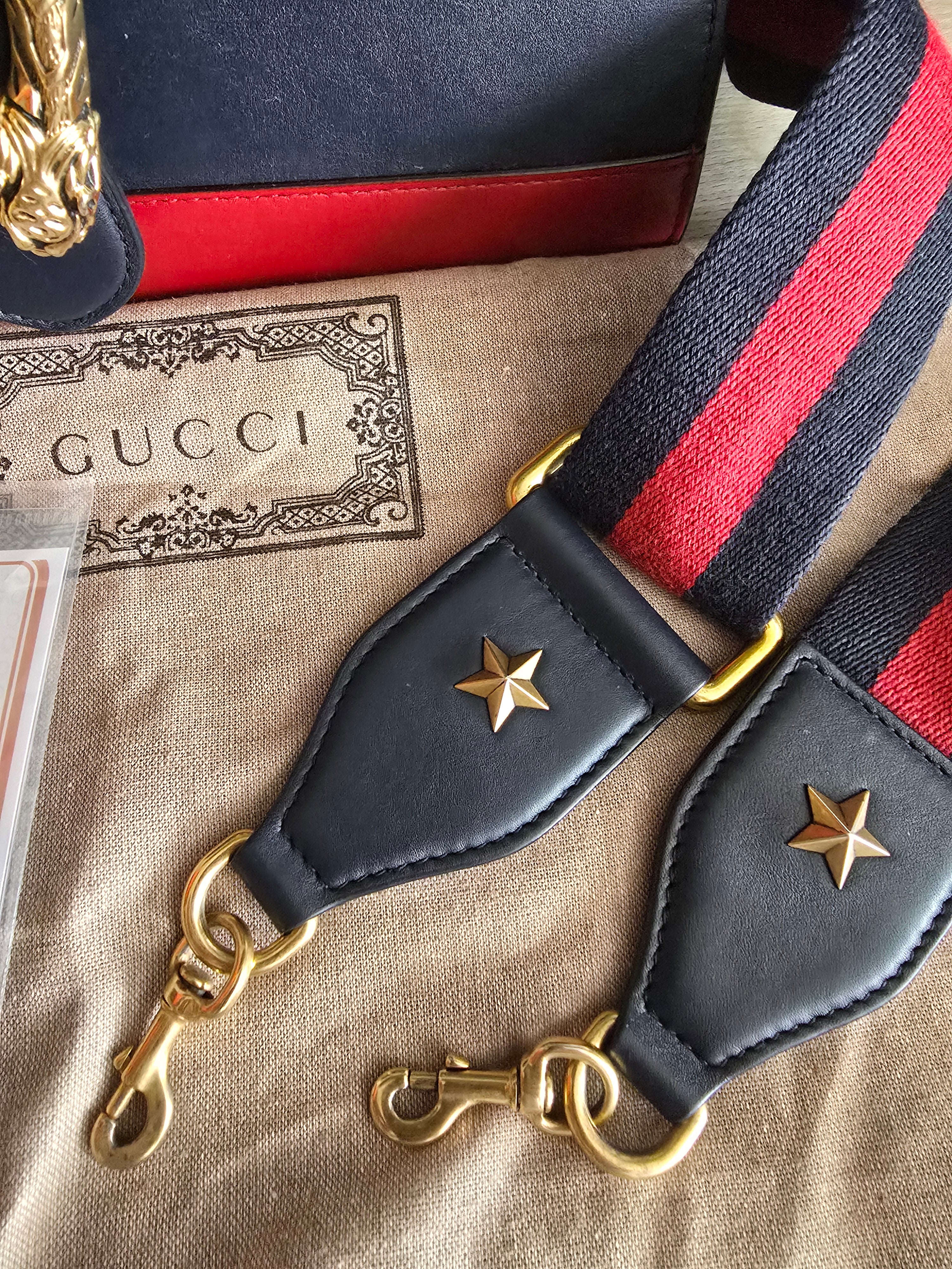 Gucci Dionysus Bamboo Top Handle Bag Colorblock Leather Medium