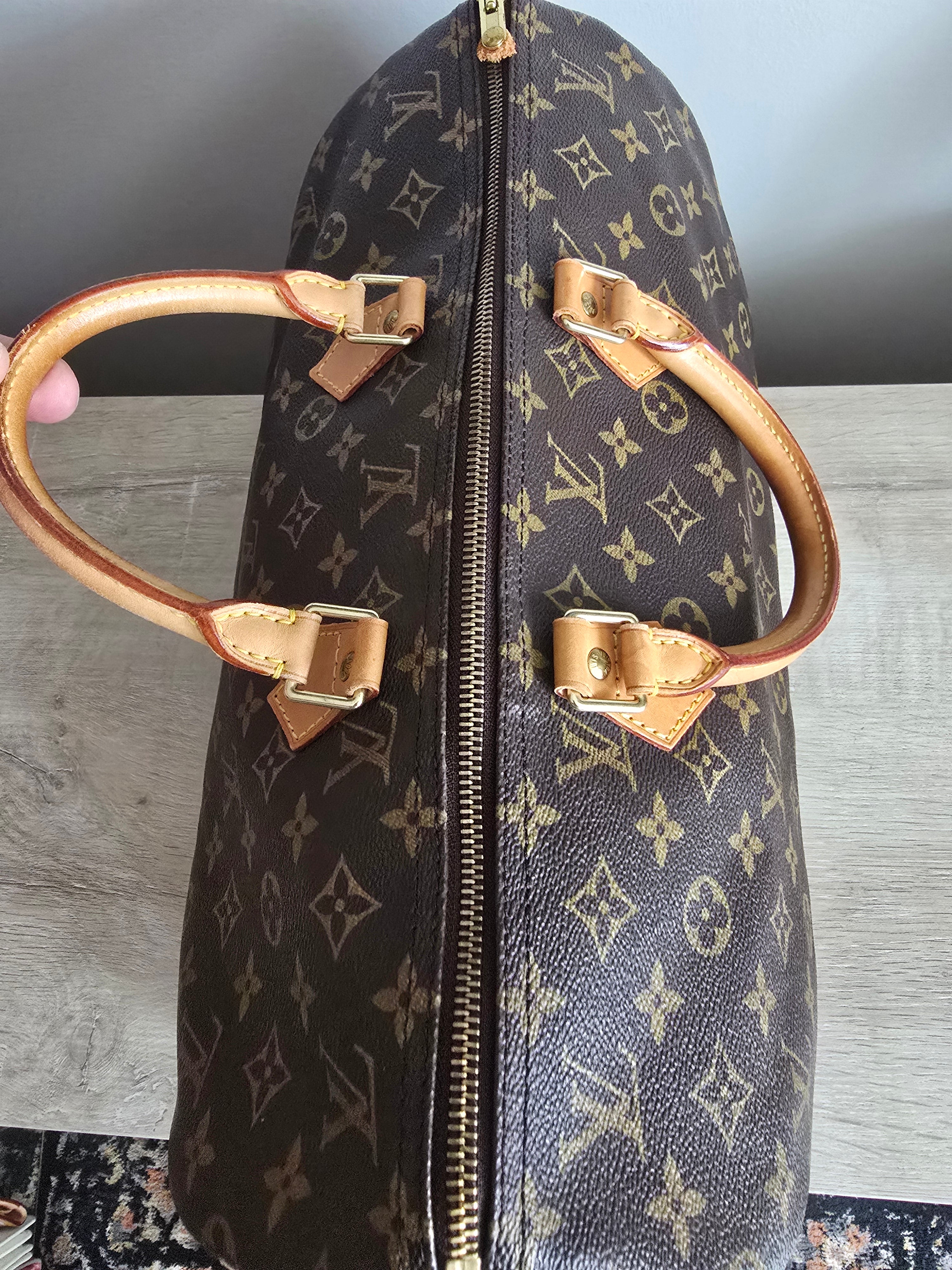 Louis Vuitton Speedy 40 Monogram Handbag in Brown