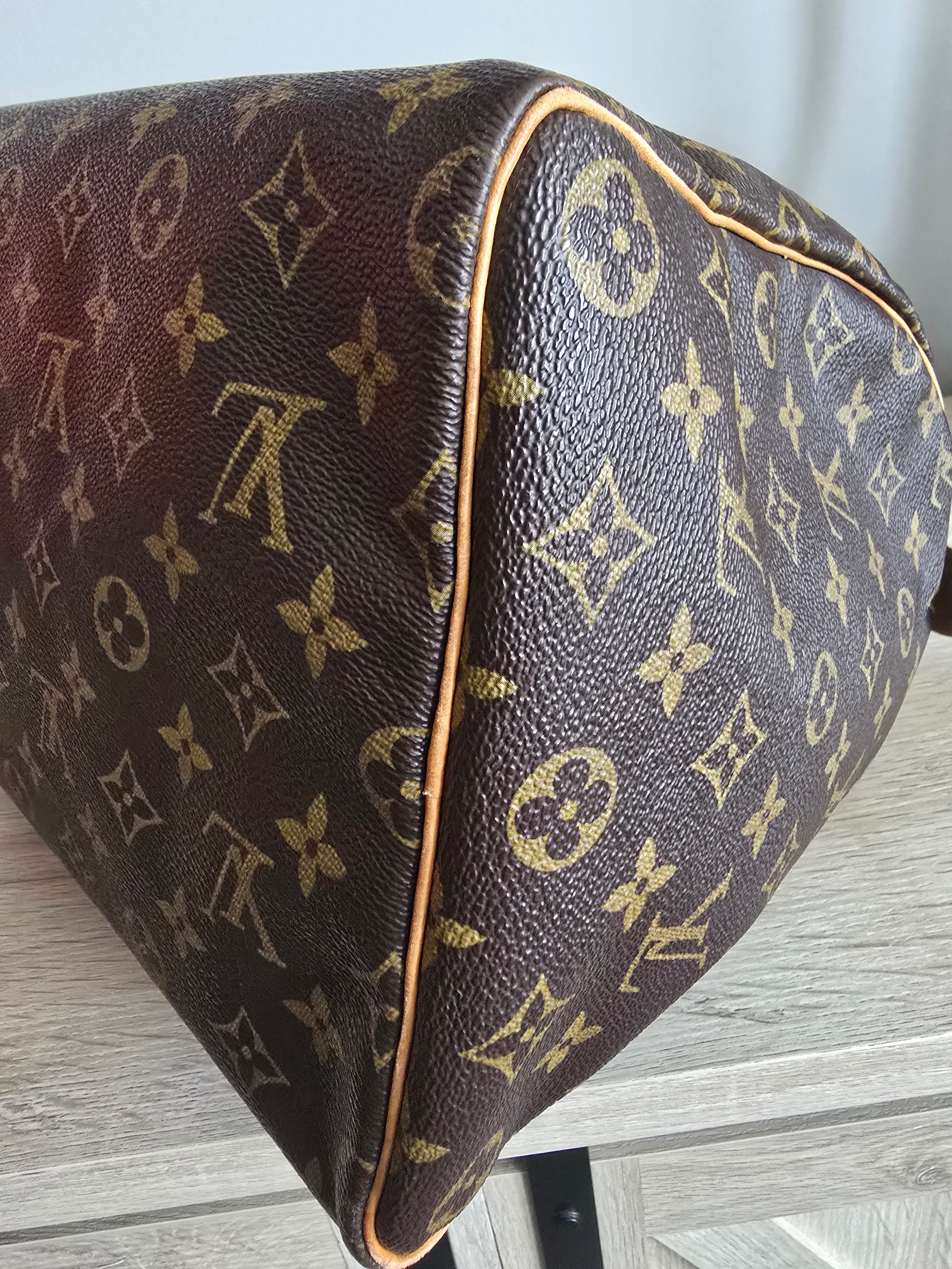 Louis Vuitton Speedy 40 Monogram Handbag in Brown