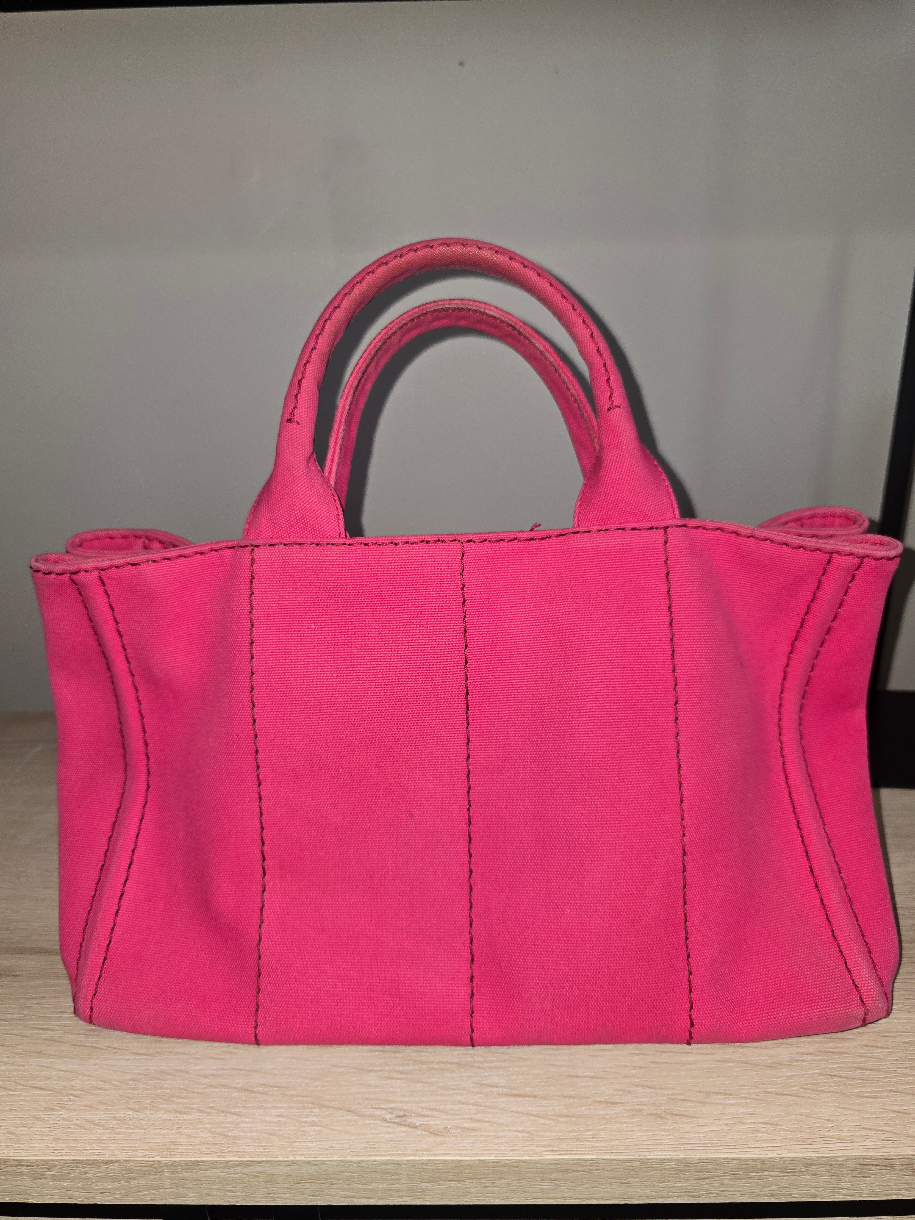 Prada Canapa Canvas Tote Bag — Large