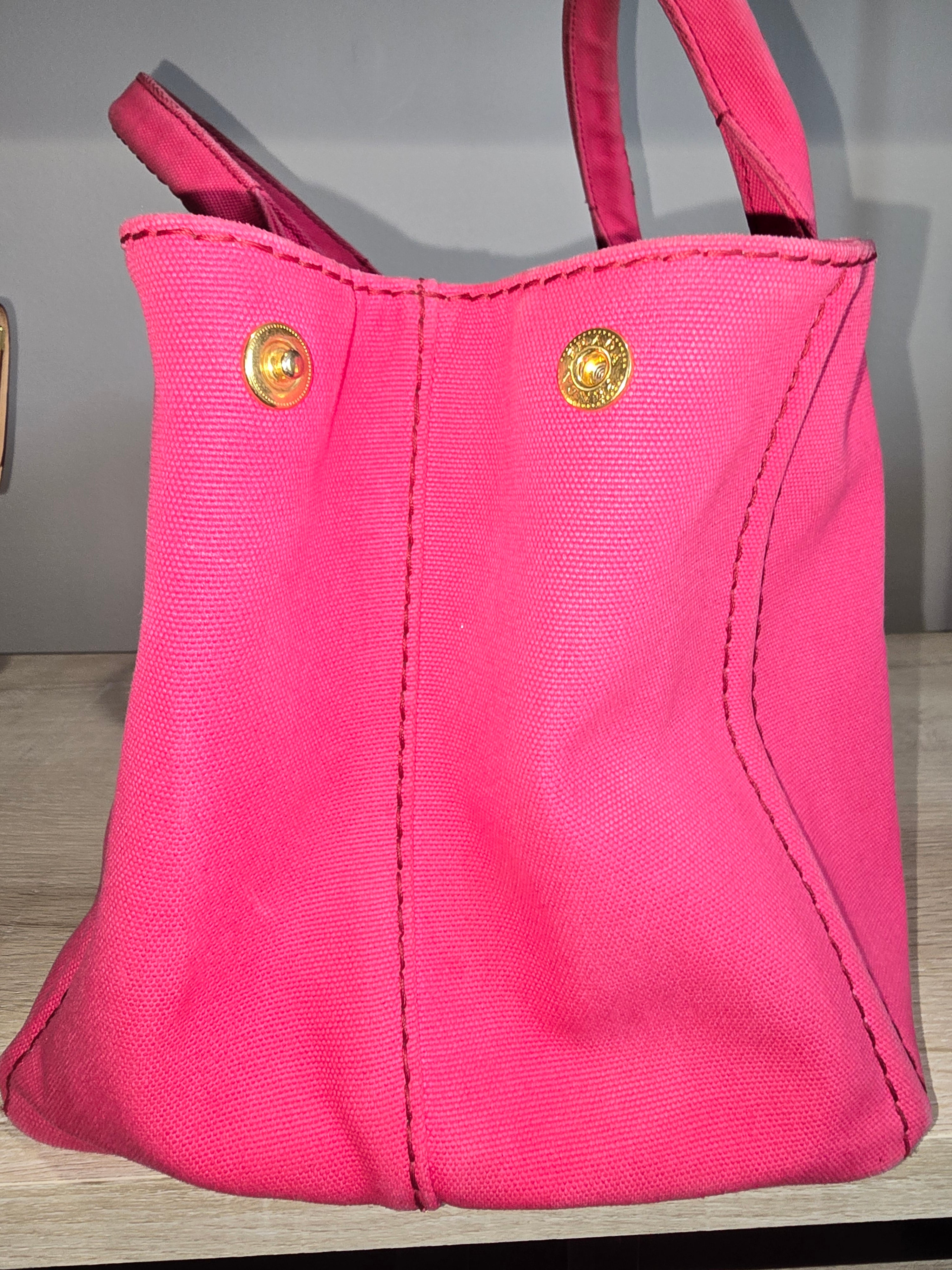 Prada Canapa Canvas Tote Bag — Large