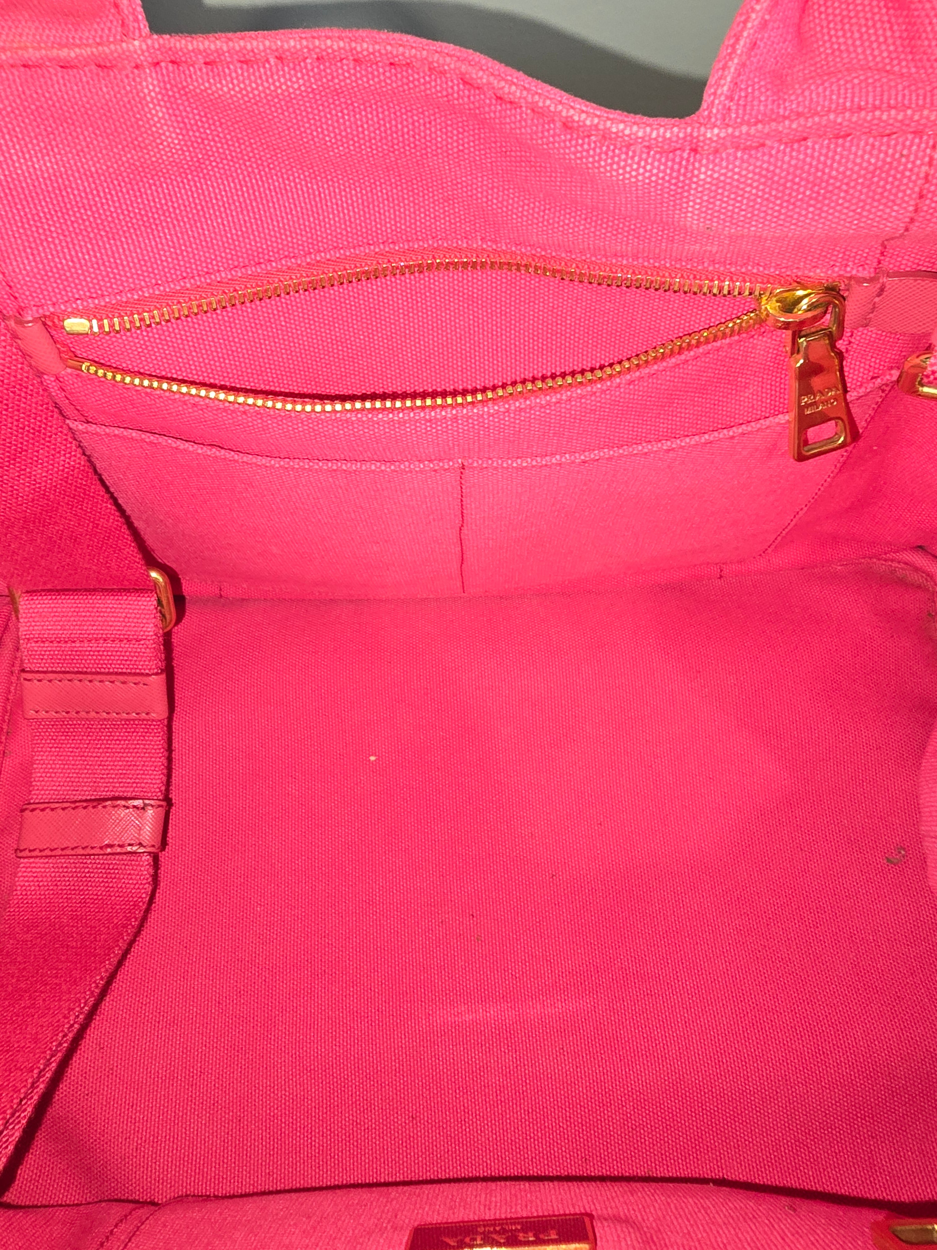 Prada Canapa Canvas Tote Bag — Large