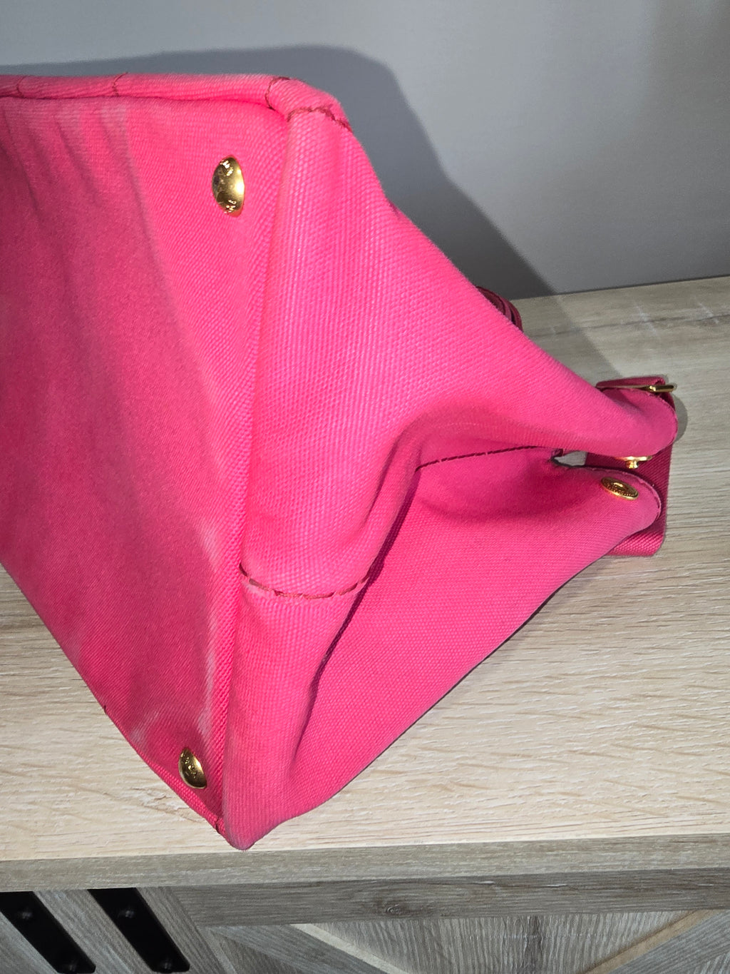 Prada Canapa Canvas Tote Bag — Large