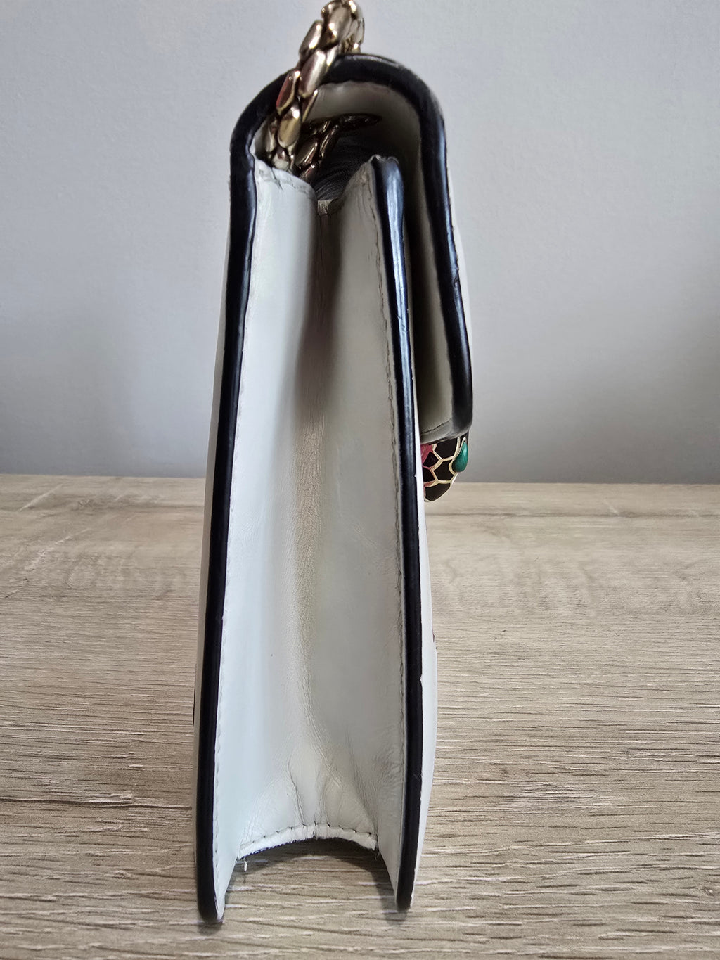 Bvlgari Serpenti Forever Crossbody — White Onyx Special Edition Small