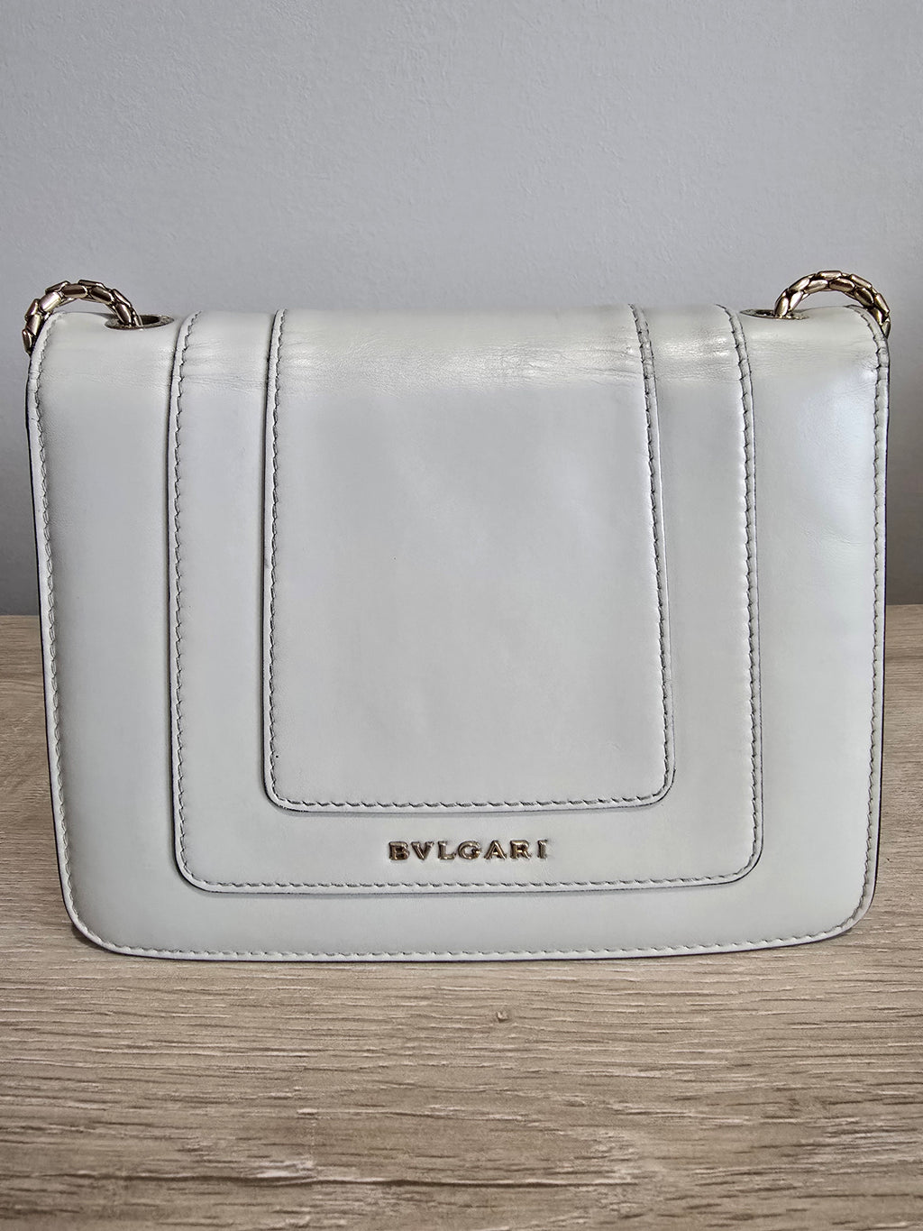 Bvlgari Serpenti Forever Crossbody — White Onyx Special Edition Small