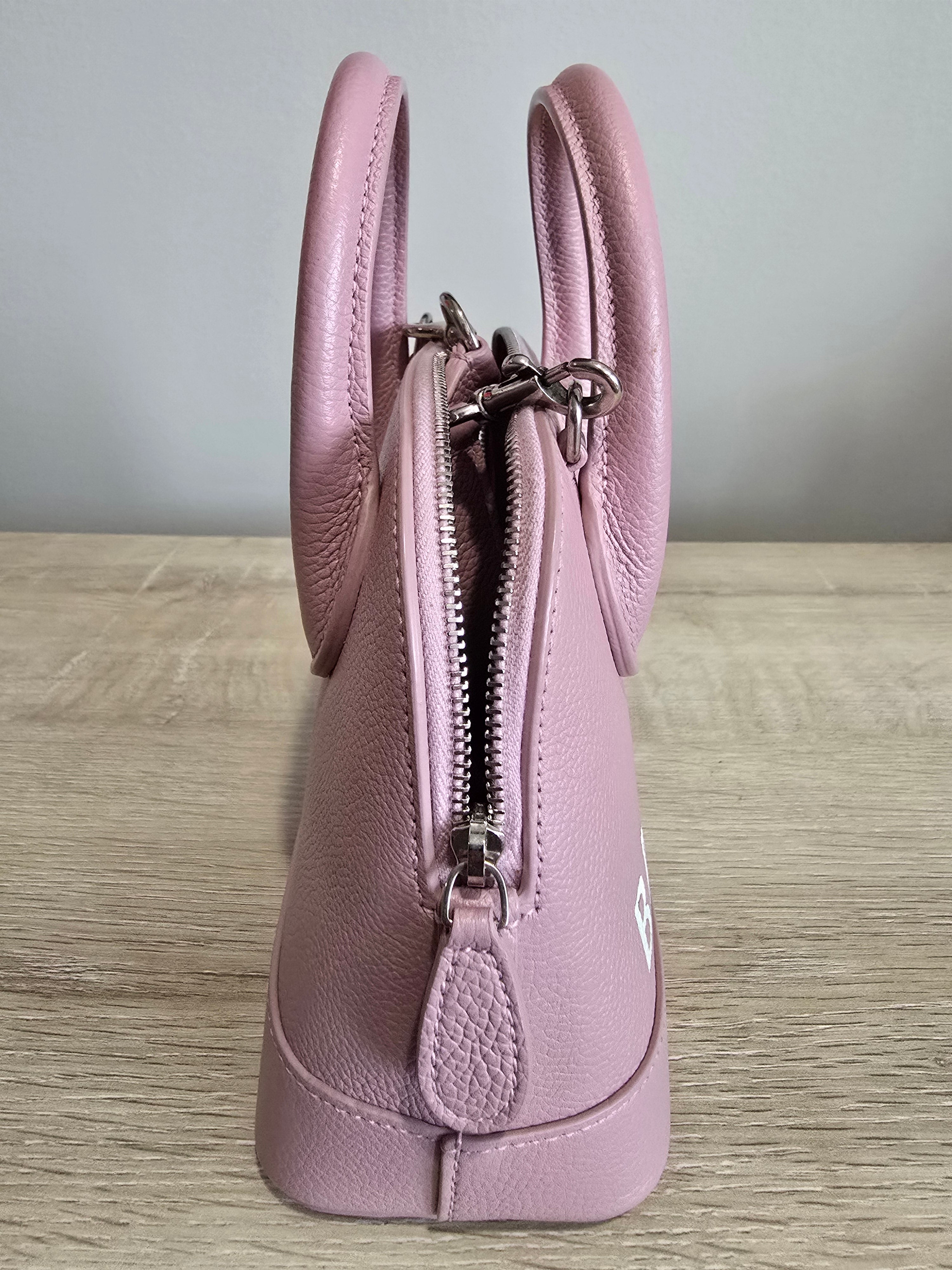 Balenciaga Ville Extra Small Top Handle Bag — Pink