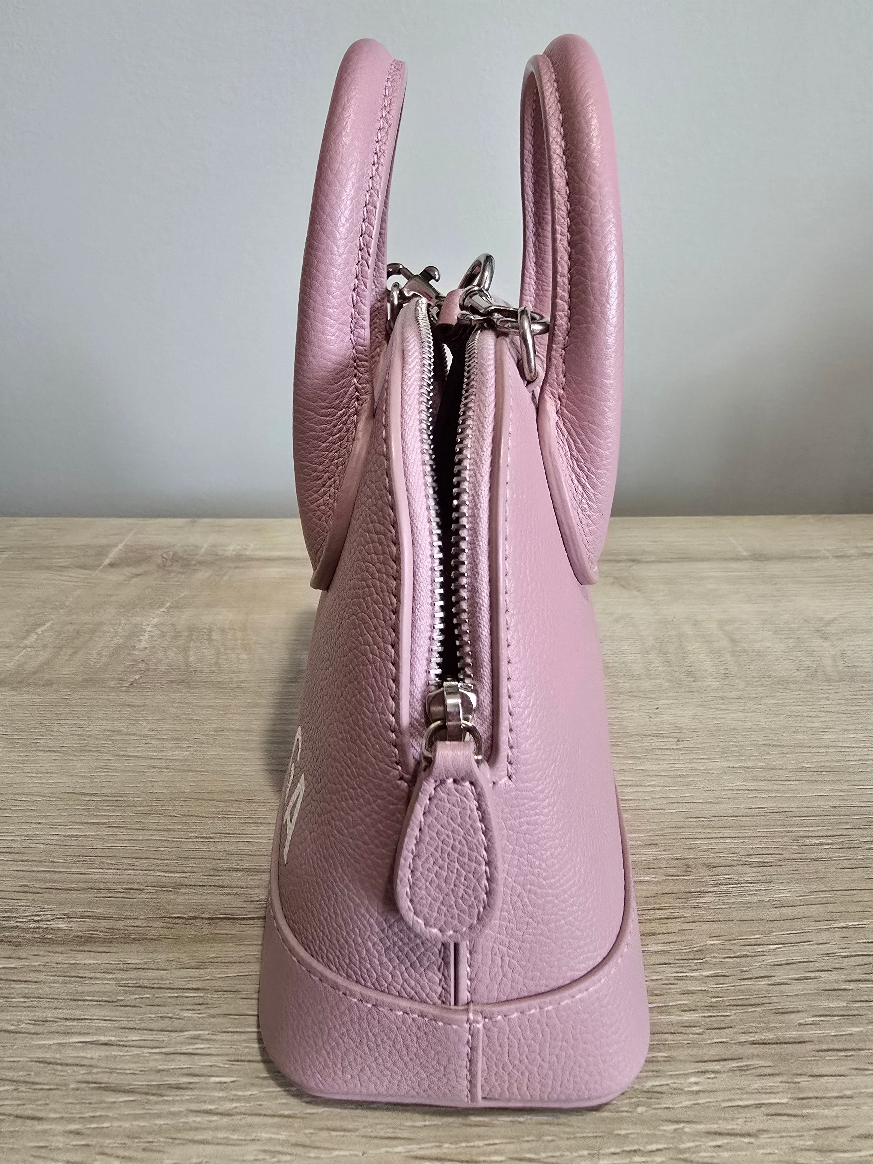 Balenciaga Ville Extra Small Top Handle Bag — Pink