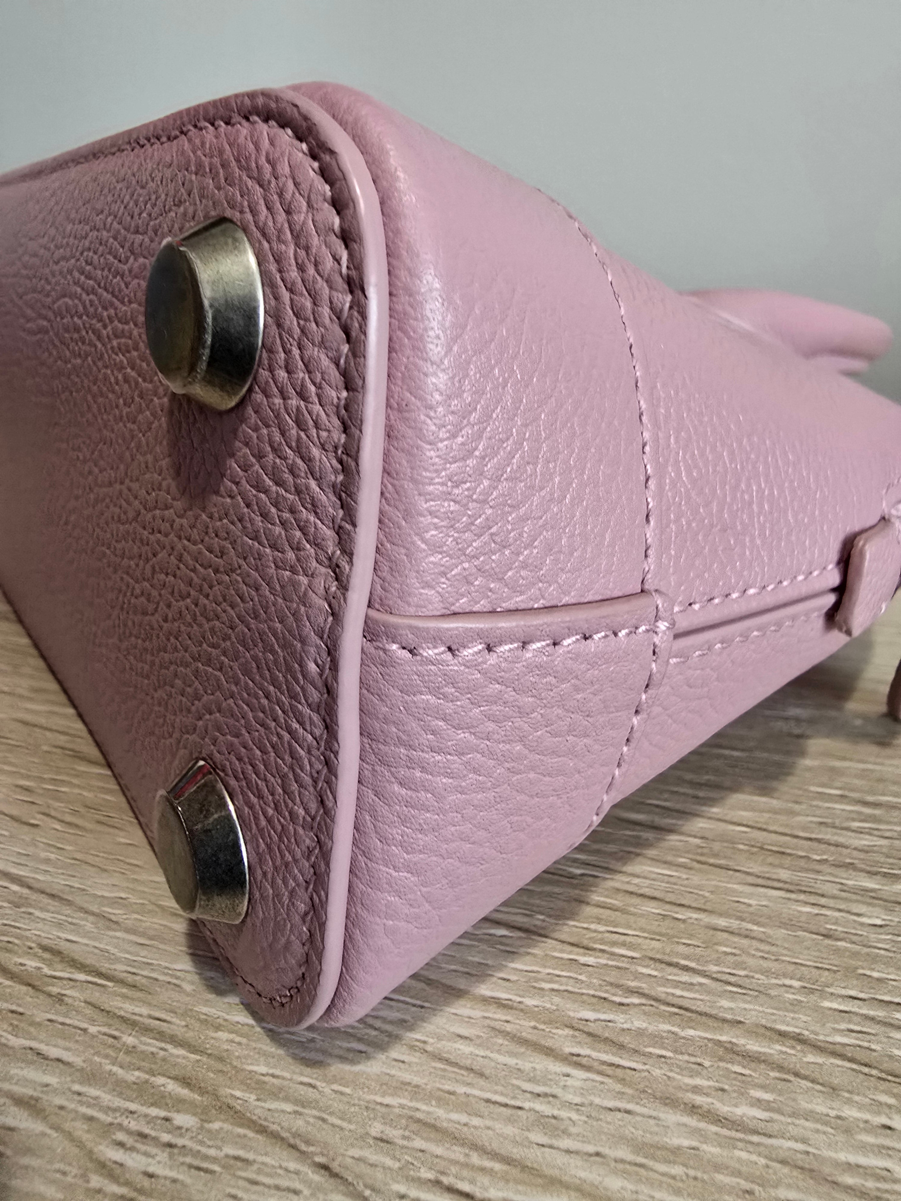 Balenciaga Ville Extra Small Top Handle Bag — Pink