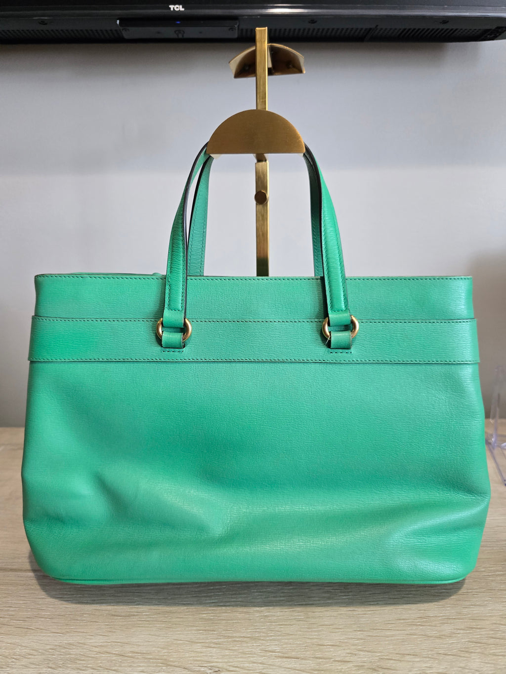 Gucci Horsebit Bright Bit Bag — Green