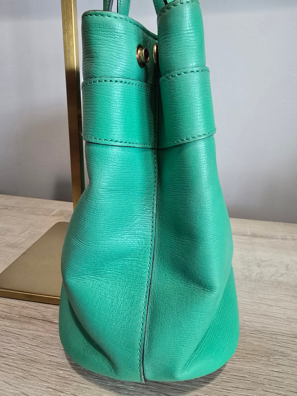 Gucci Horsebit Bright Bit Bag — Green