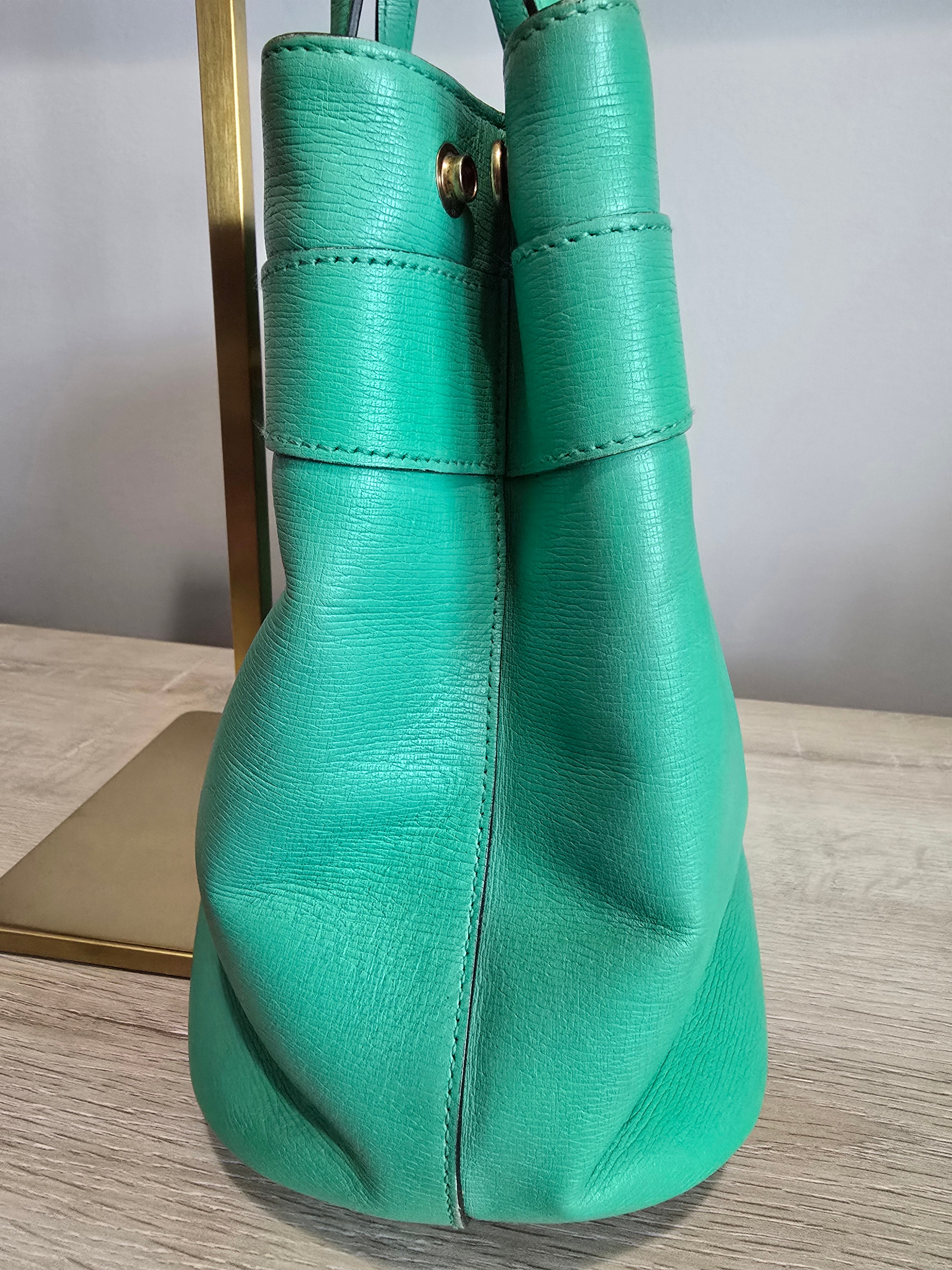 Gucci Horsebit Bright Bit Bag — Green