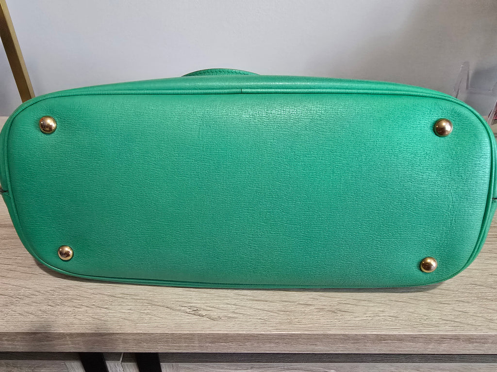 Gucci Horsebit Bright Bit Bag — Green