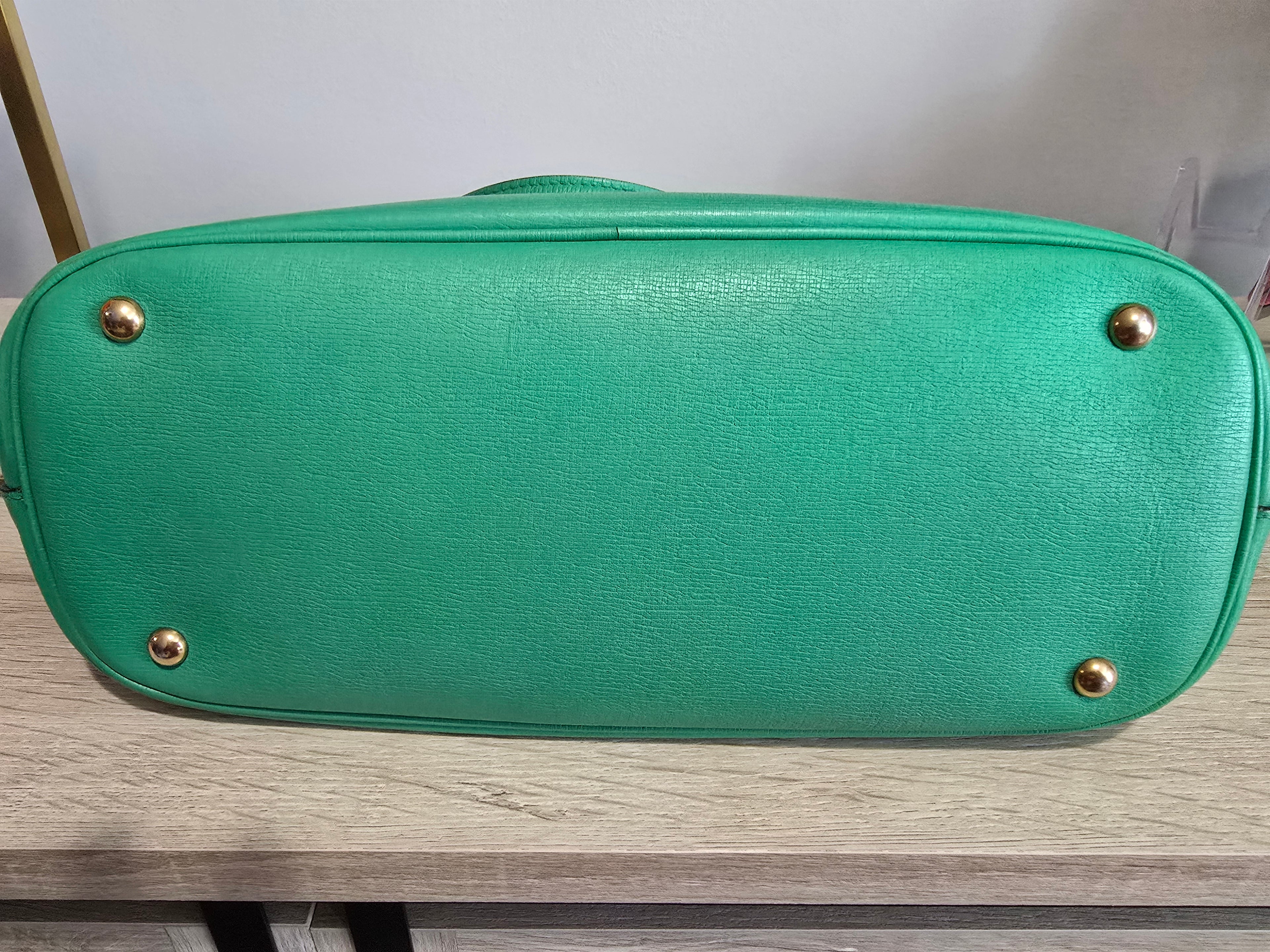 Gucci Horsebit Bright Bit Bag — Green