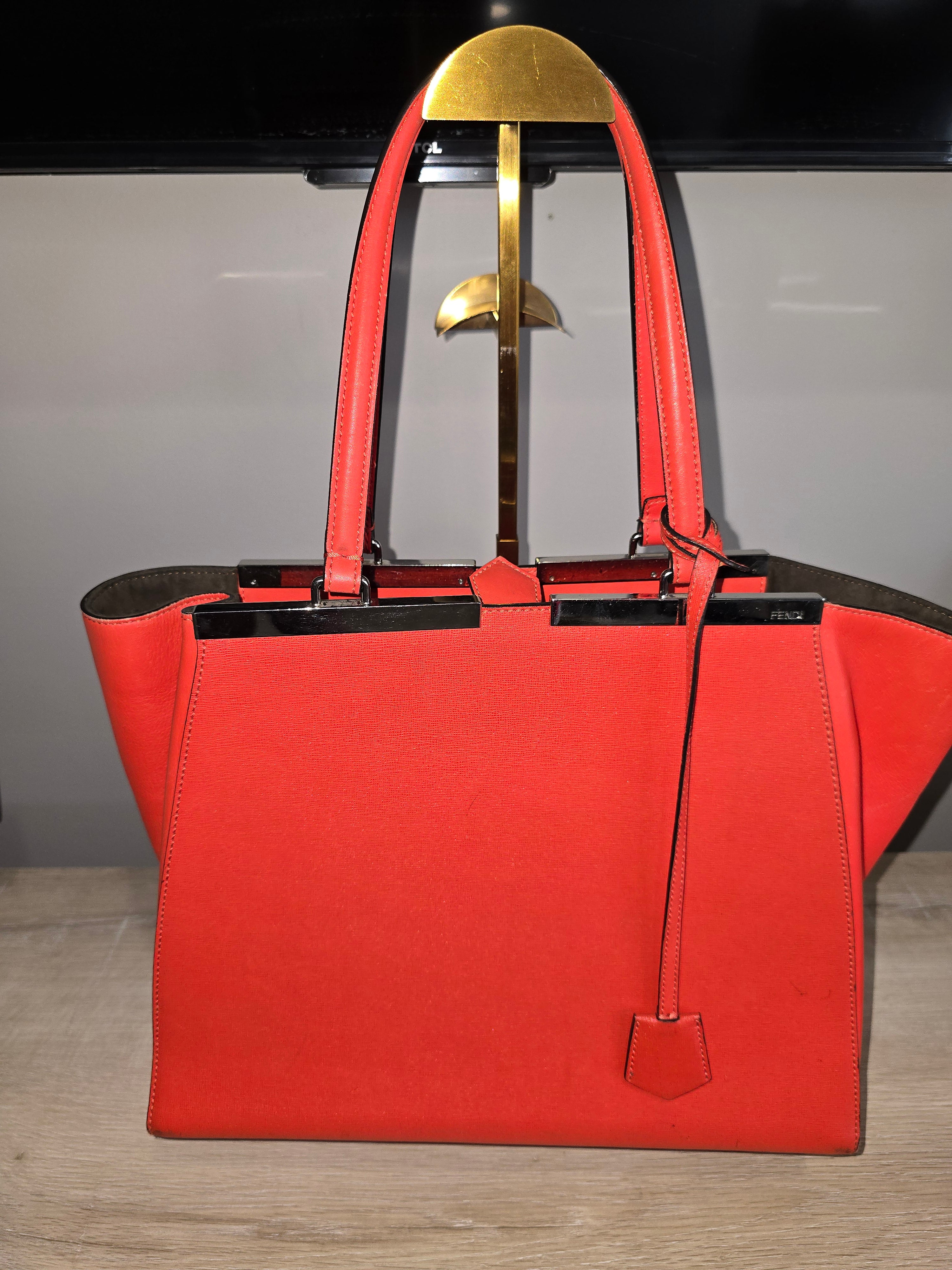 Fendi 3Jours Tote — Orange Large
