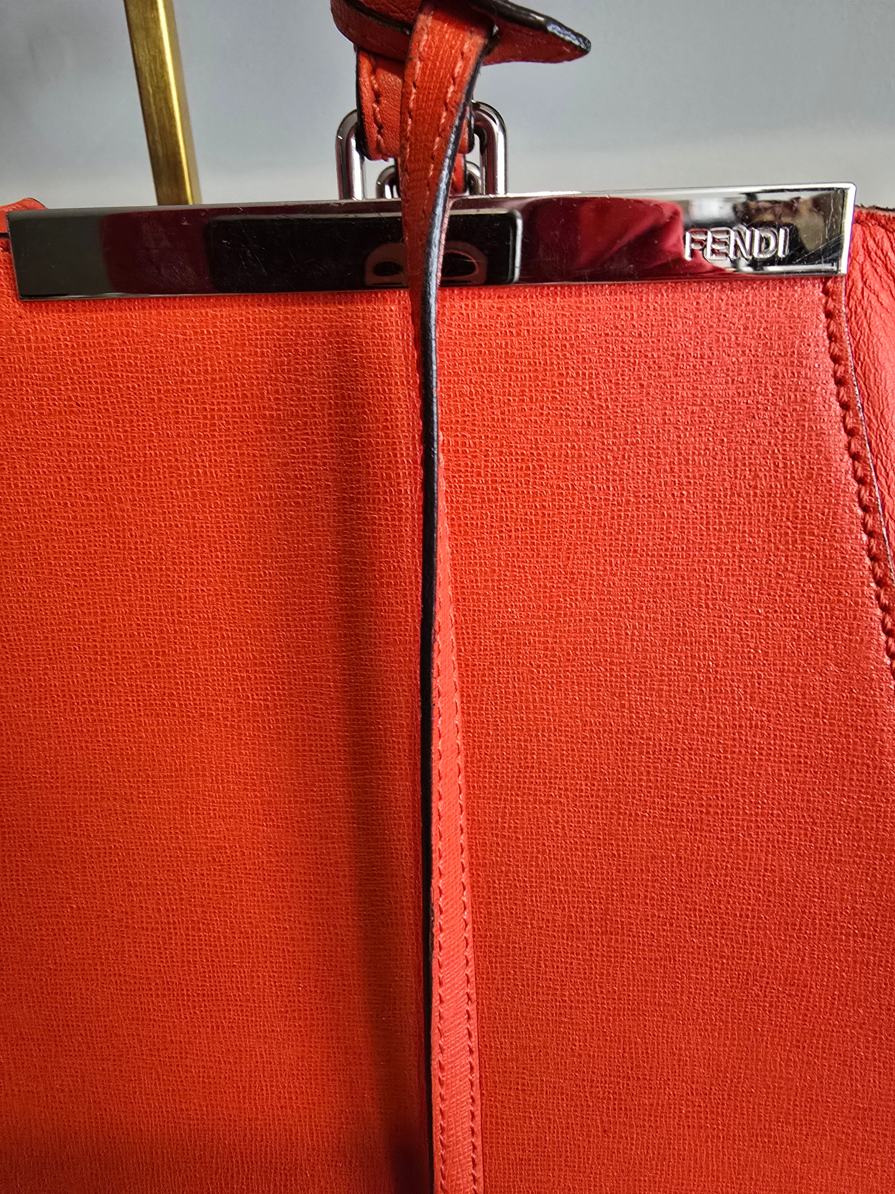 Fendi 3Jours Tote — Orange Large
