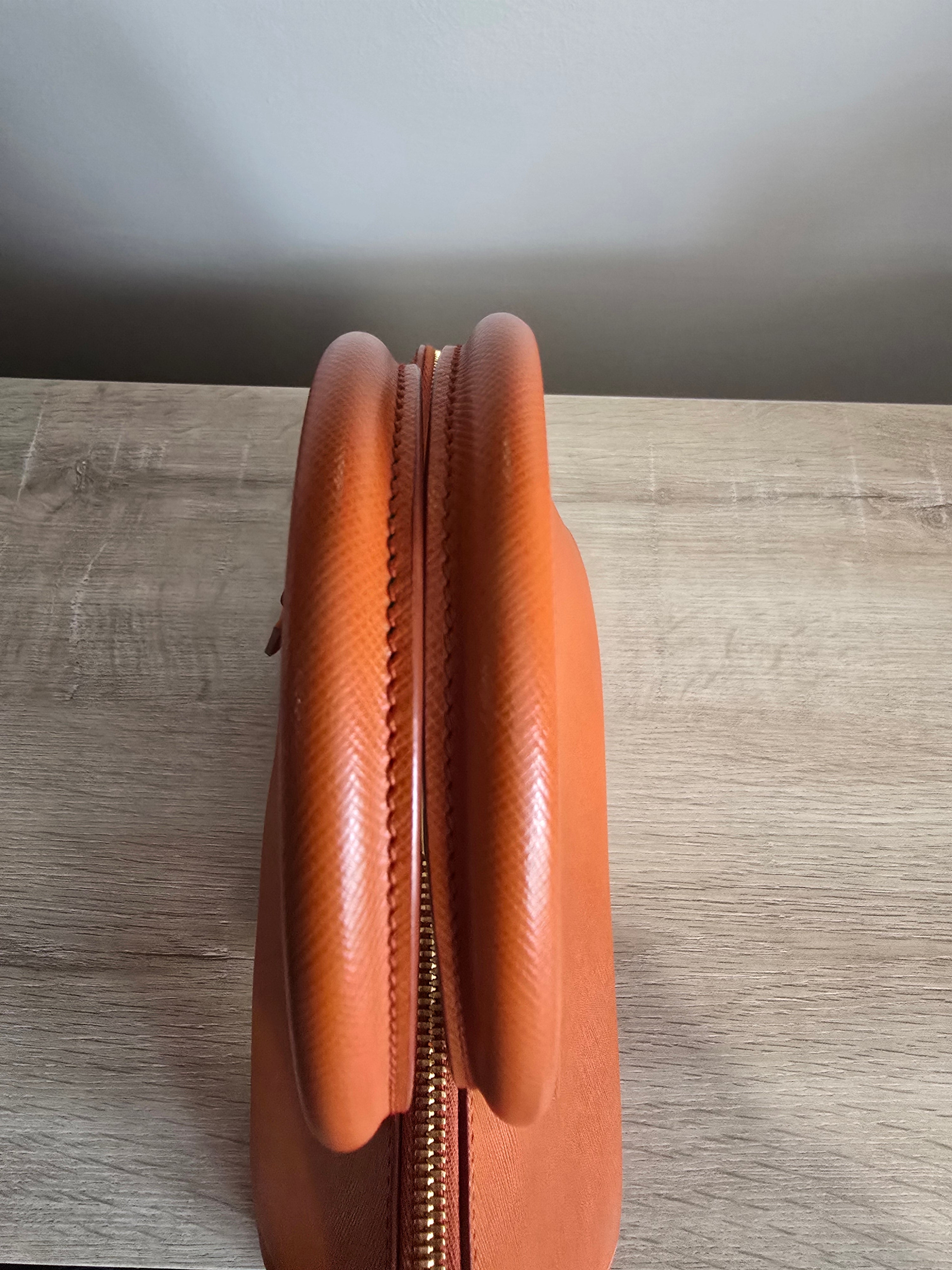 Prada Saffiano Shoulder Bag — Papaya