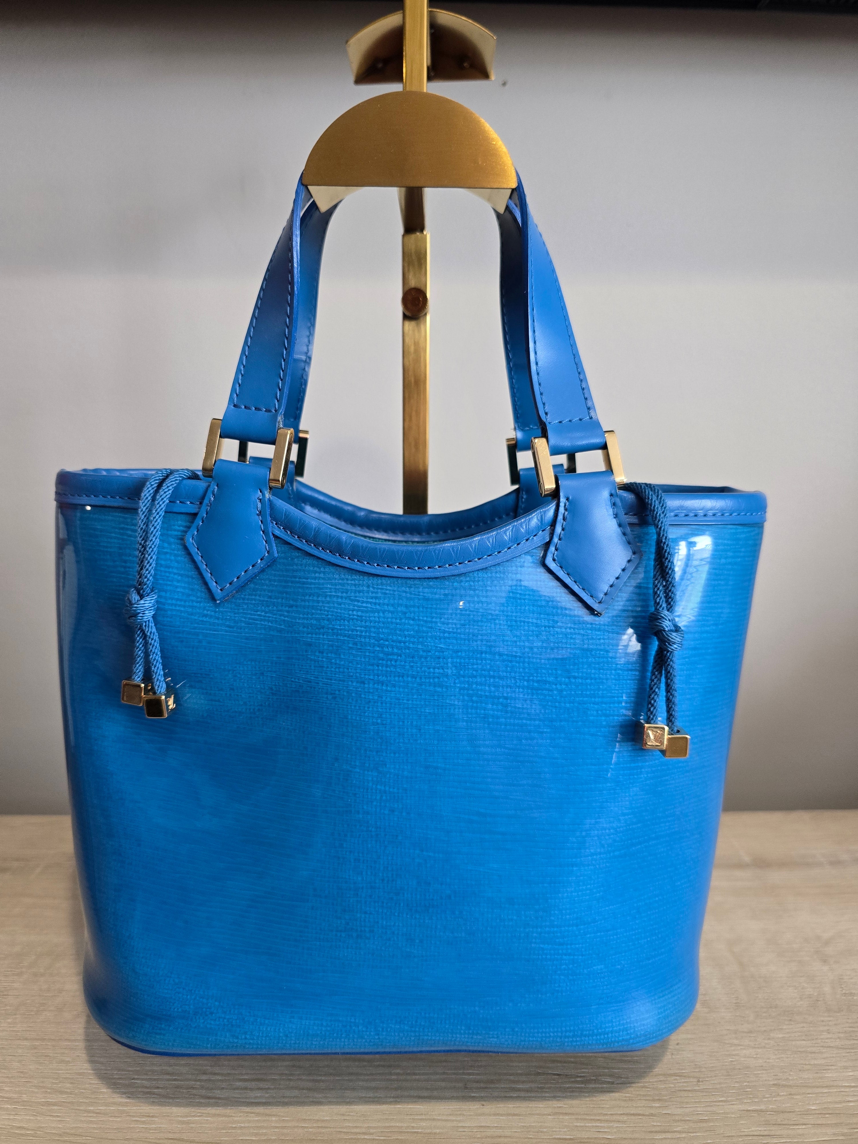 Louis Vuitton Epi Plage Vinyl Handbag — Lagoon Blue
