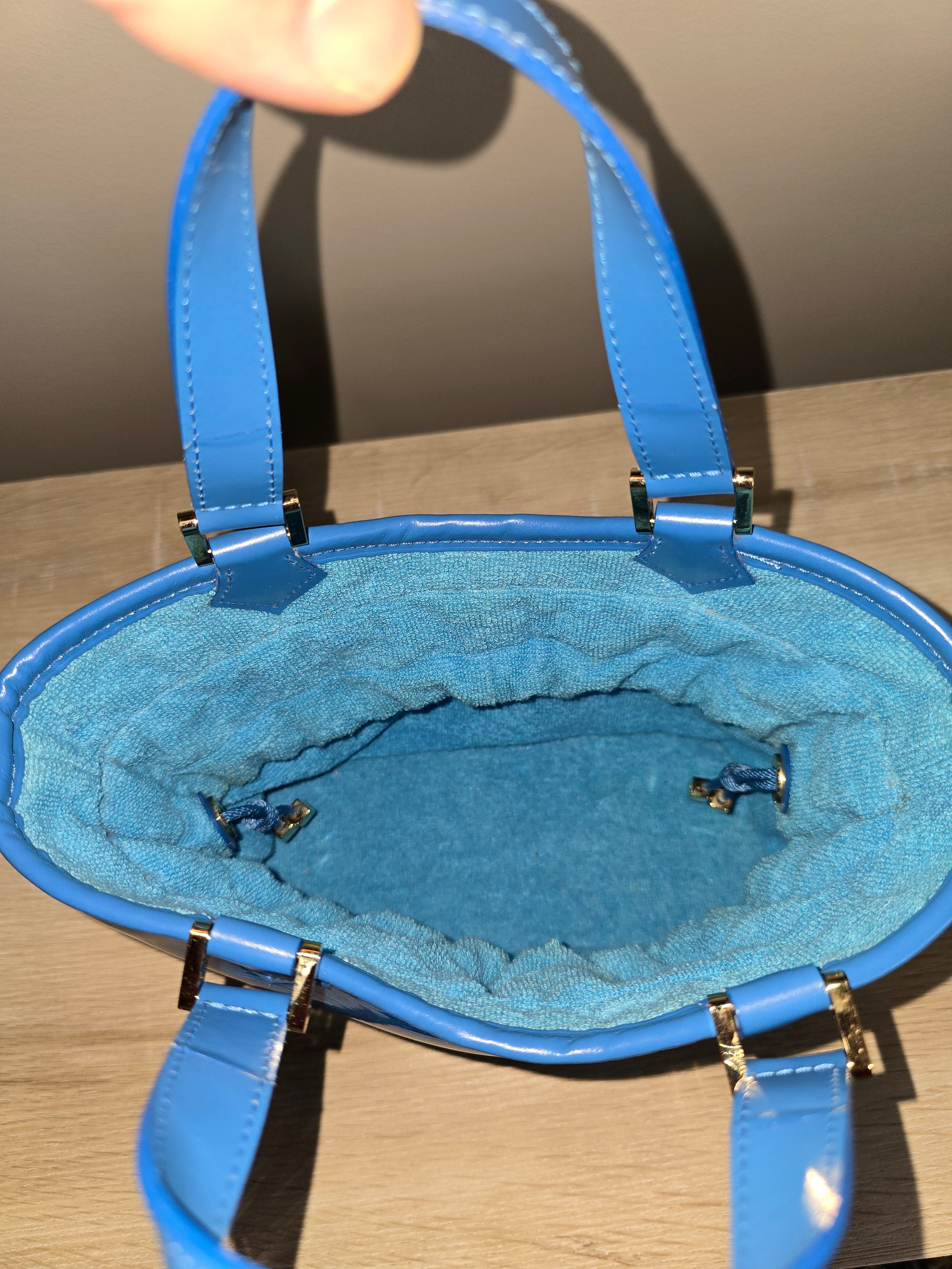 Louis Vuitton Epi Plage Vinyl Handbag — Lagoon Blue