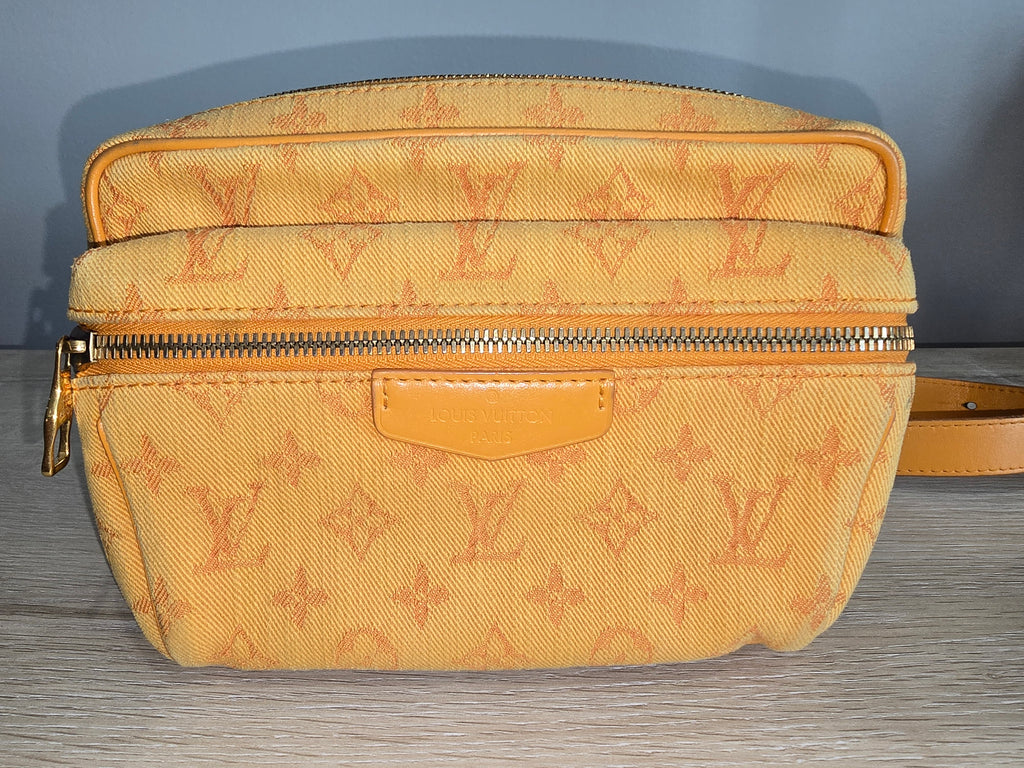 Louis Vuitton Denim Monogram Outdoor Bumbag — Ocre