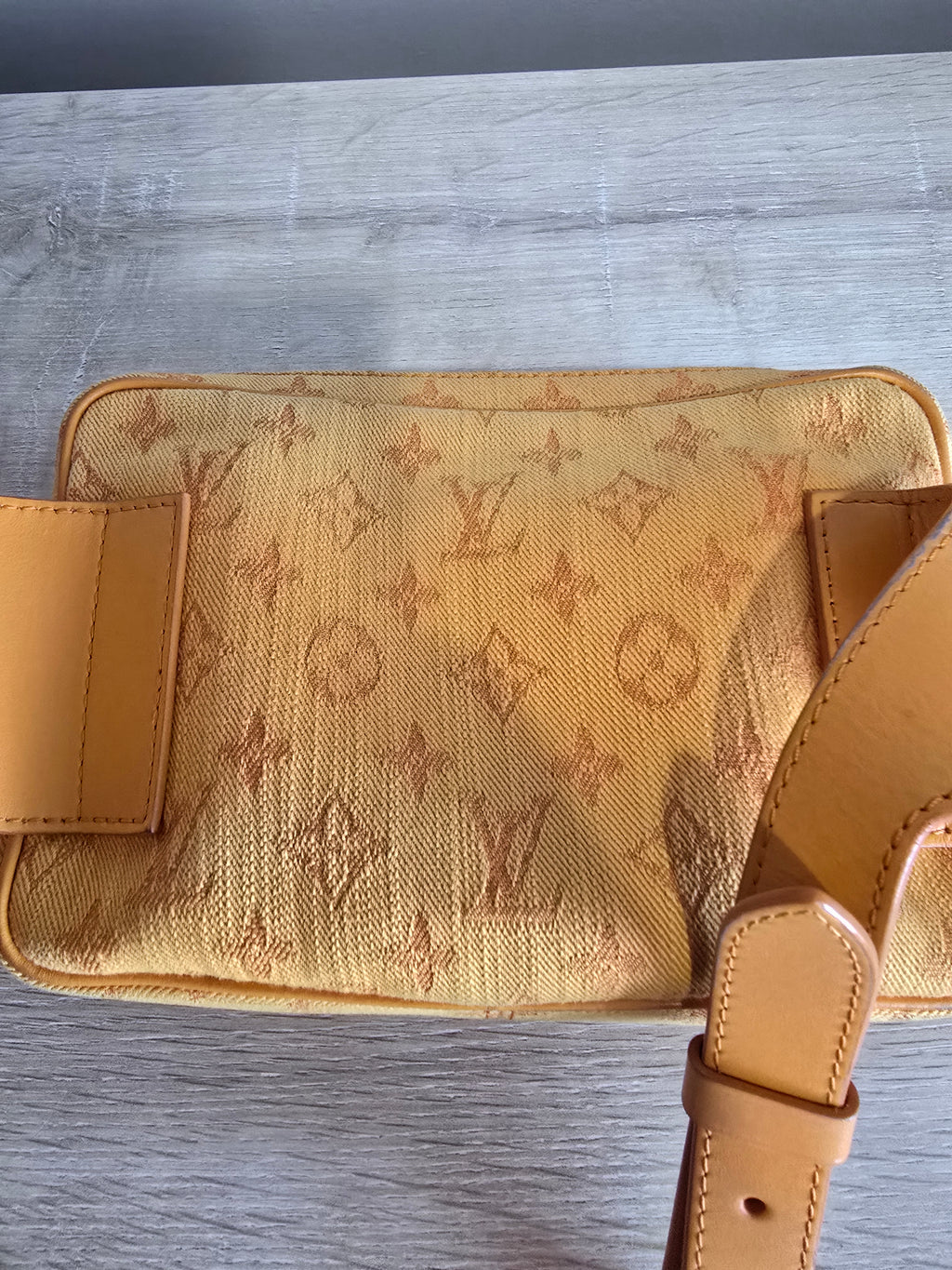 Louis Vuitton Denim Monogram Outdoor Bumbag — Ocre