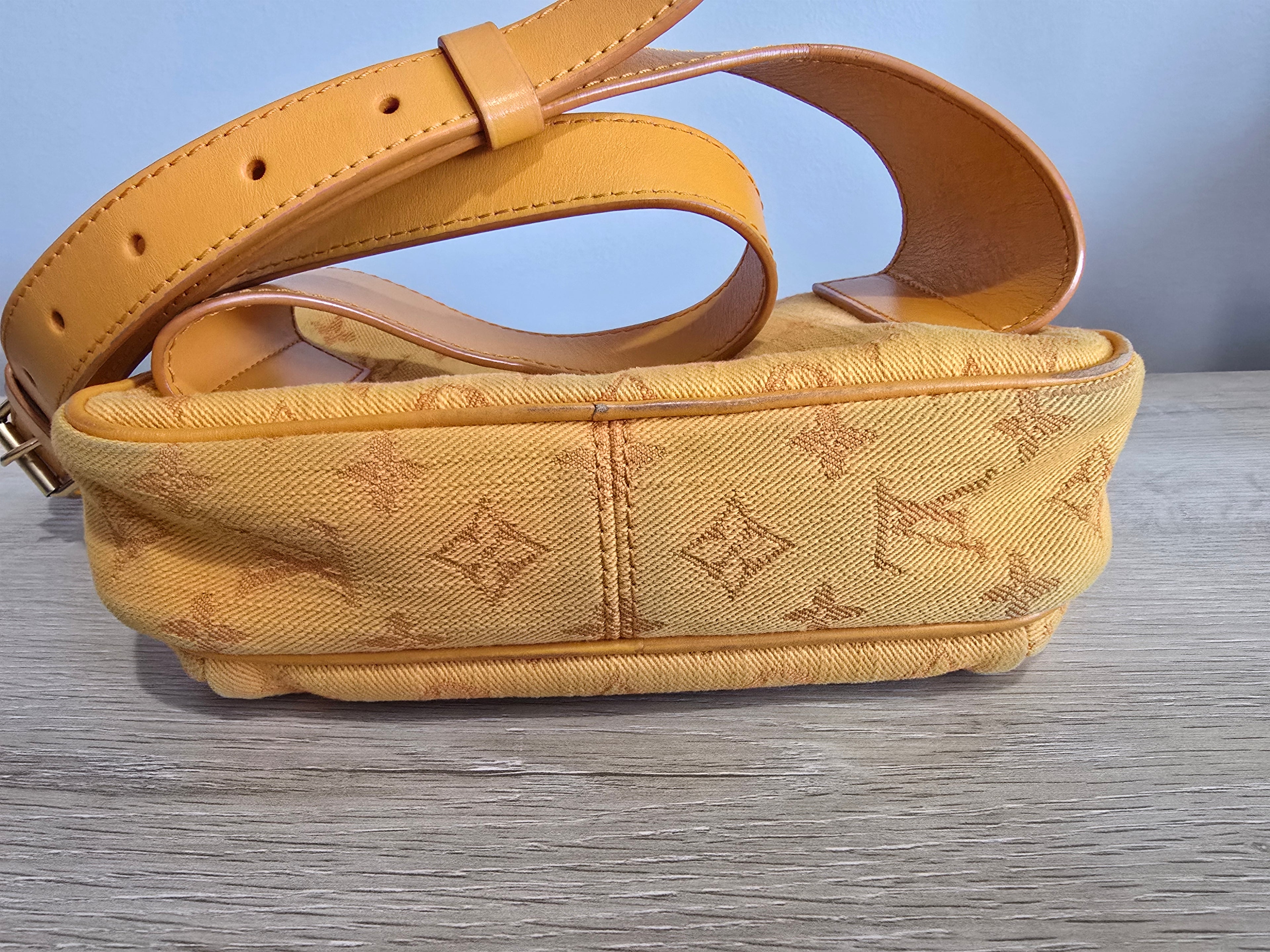 Louis Vuitton Denim Monogram Outdoor Bumbag — Ocre