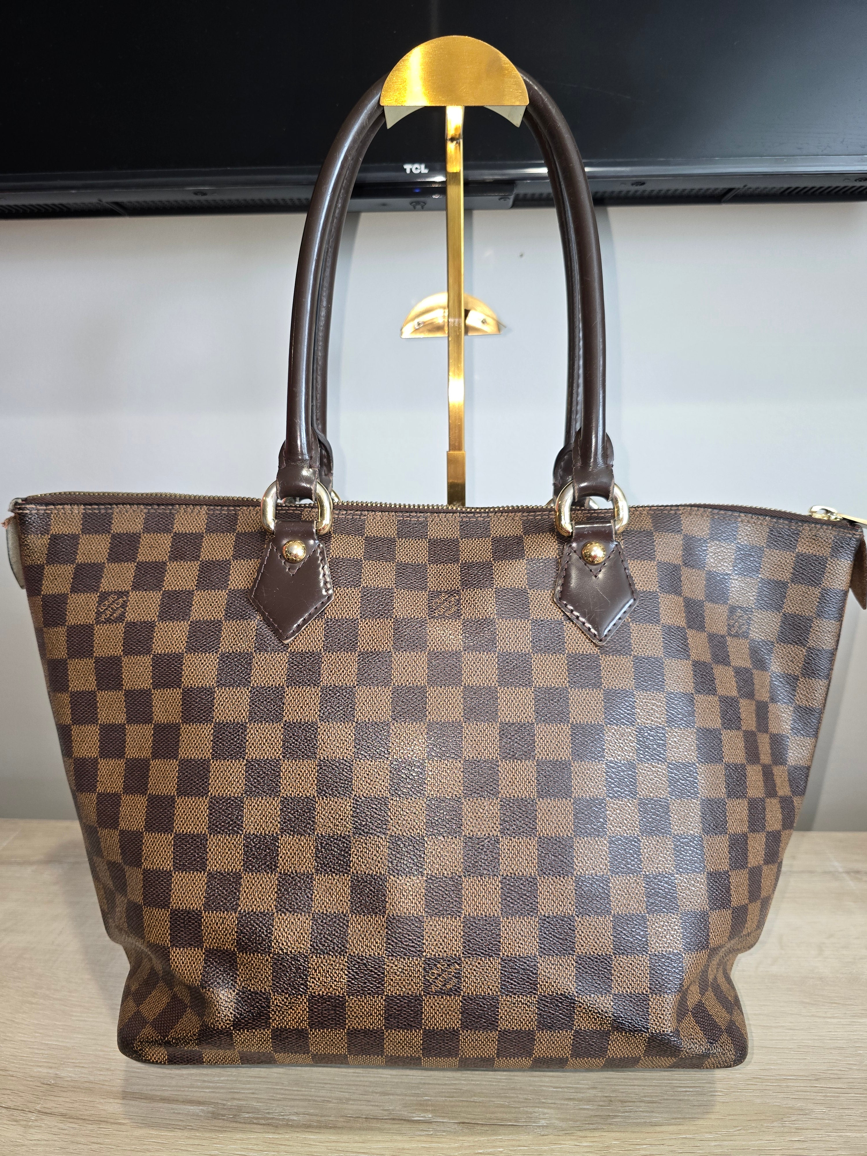 Louis Vuitton Damier Ebene Saleya MM