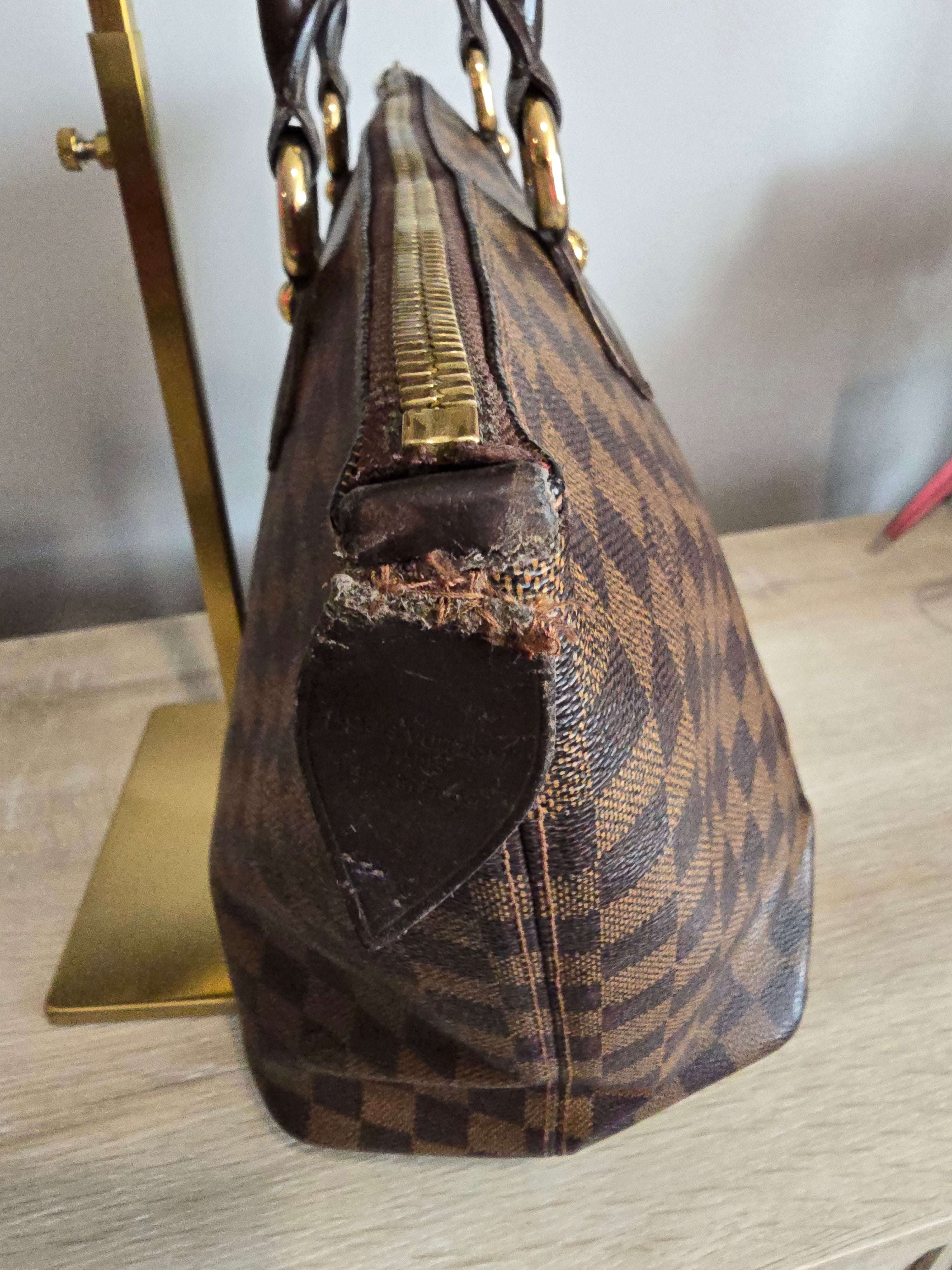 Louis Vuitton Damier Ebene Saleya MM
