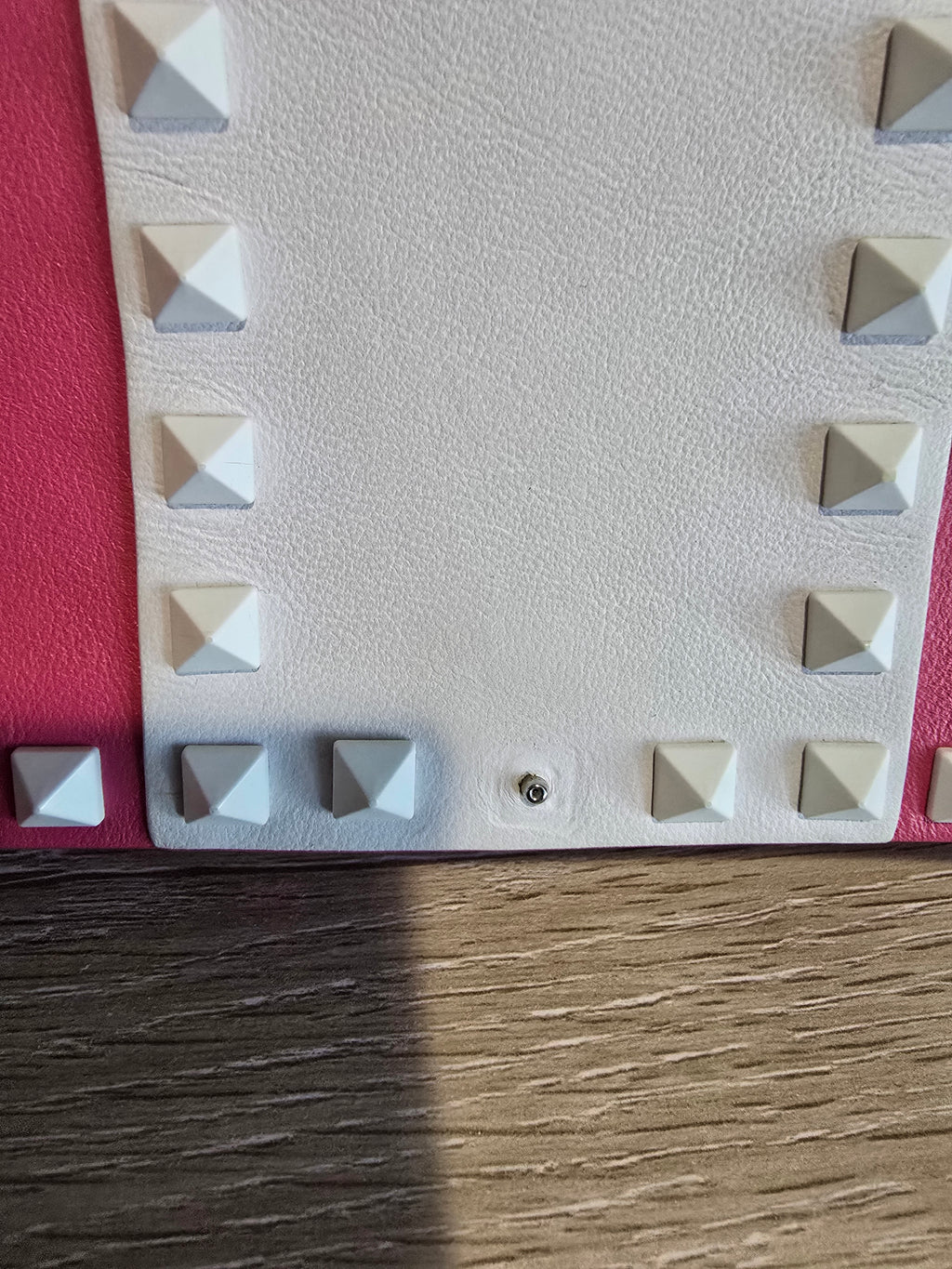 Valentino Garavani Free Rockstud Colorblock Mini Bag — Pink & White