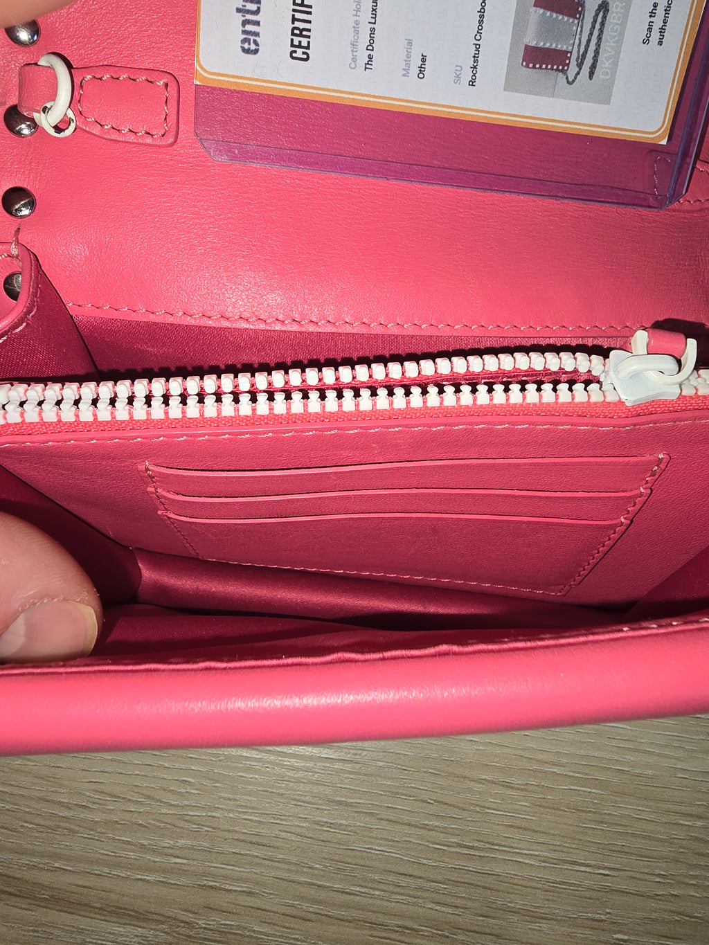Valentino Garavani Free Rockstud Colorblock Mini Bag — Pink & White