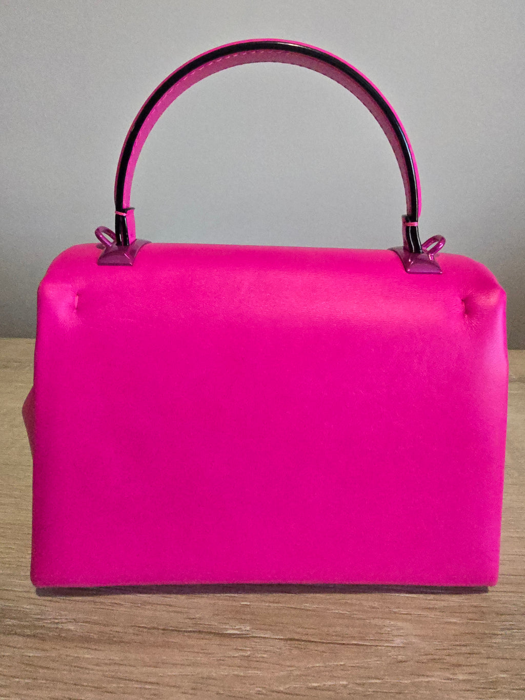 Valentino Garavani Mini One Stud Bag — Pink Nappa Leather
