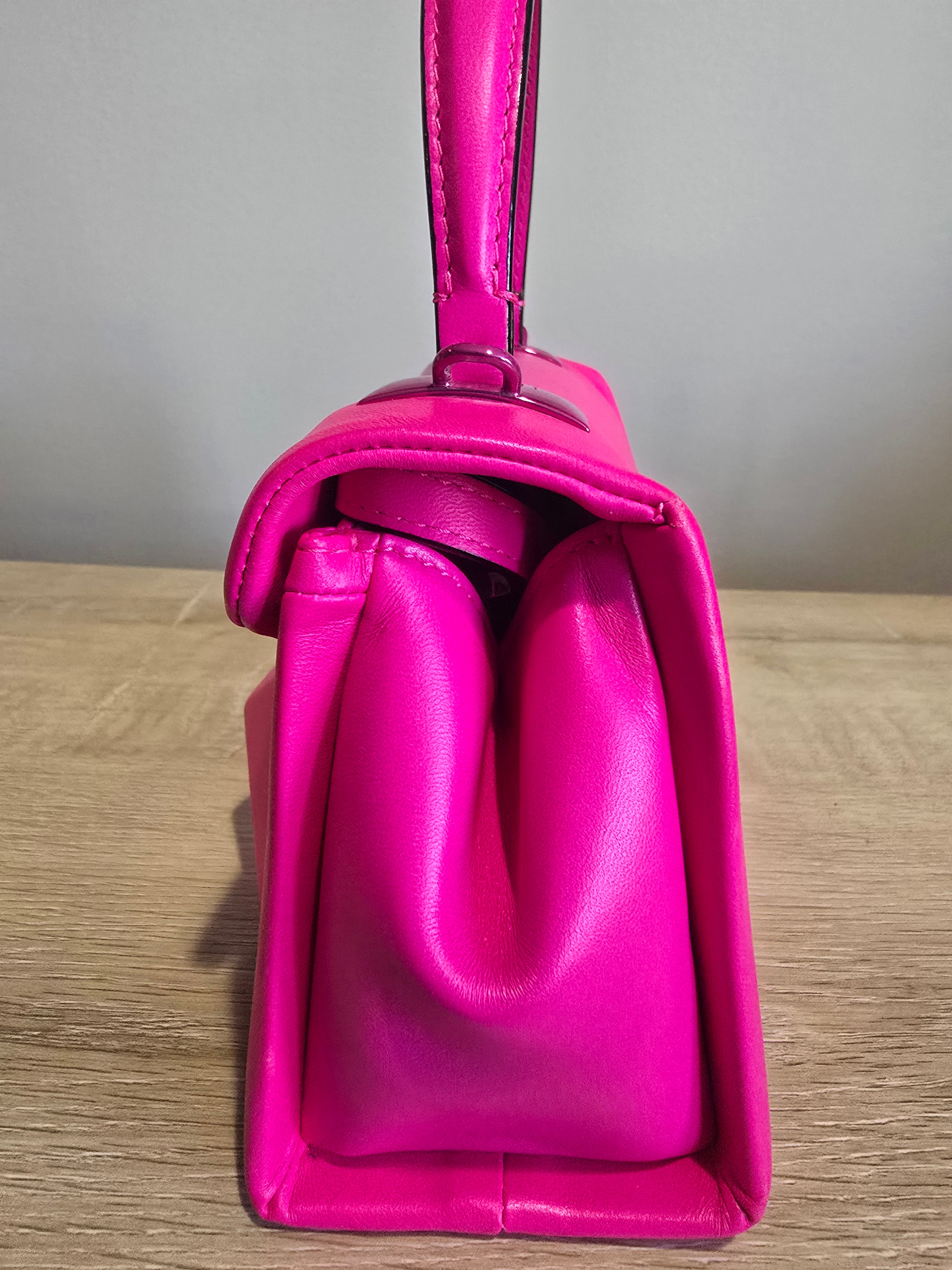Valentino Garavani Mini One Stud Bag — Pink Nappa Leather
