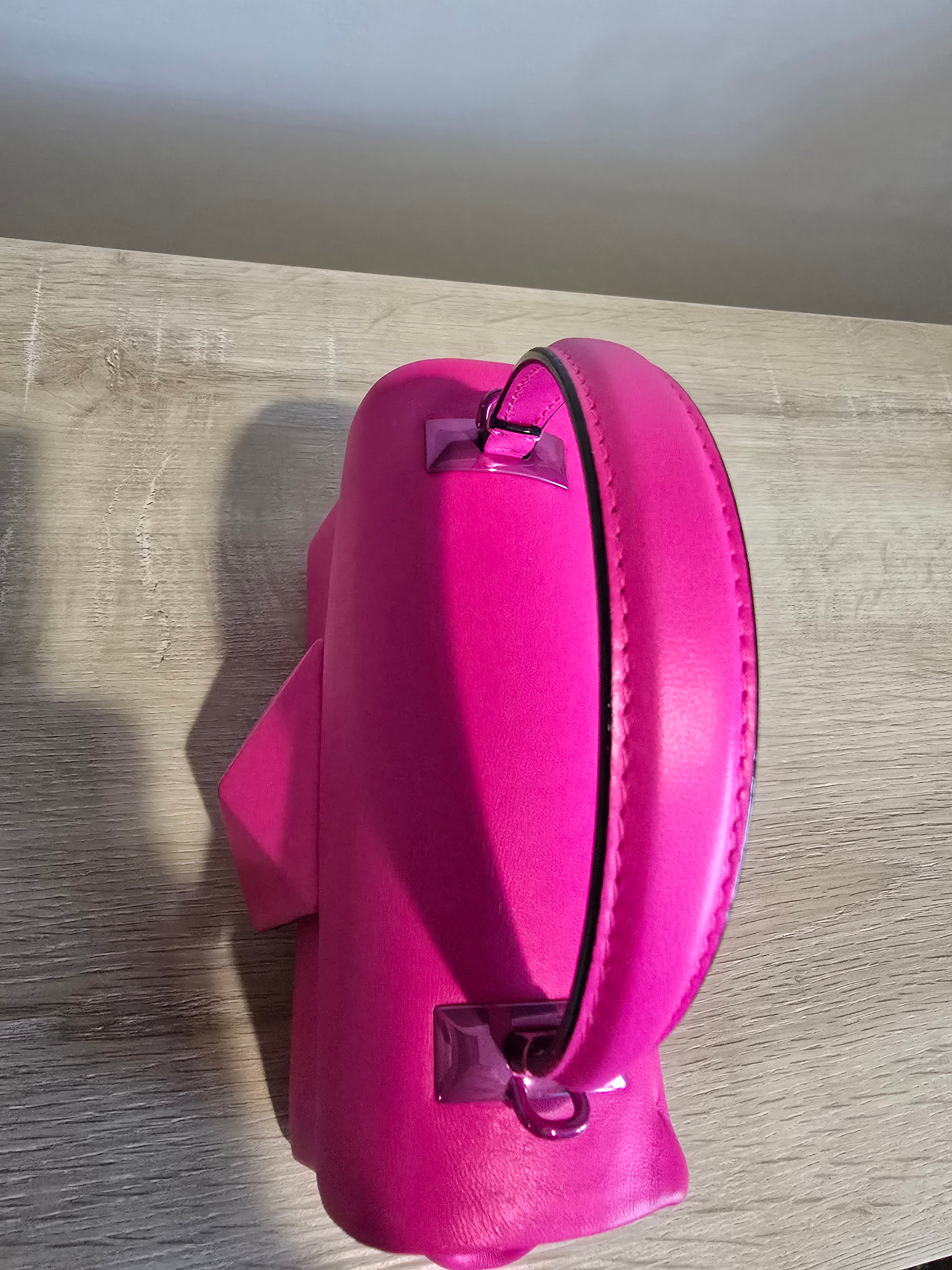 Valentino Garavani Mini One Stud Bag — Pink Nappa Leather