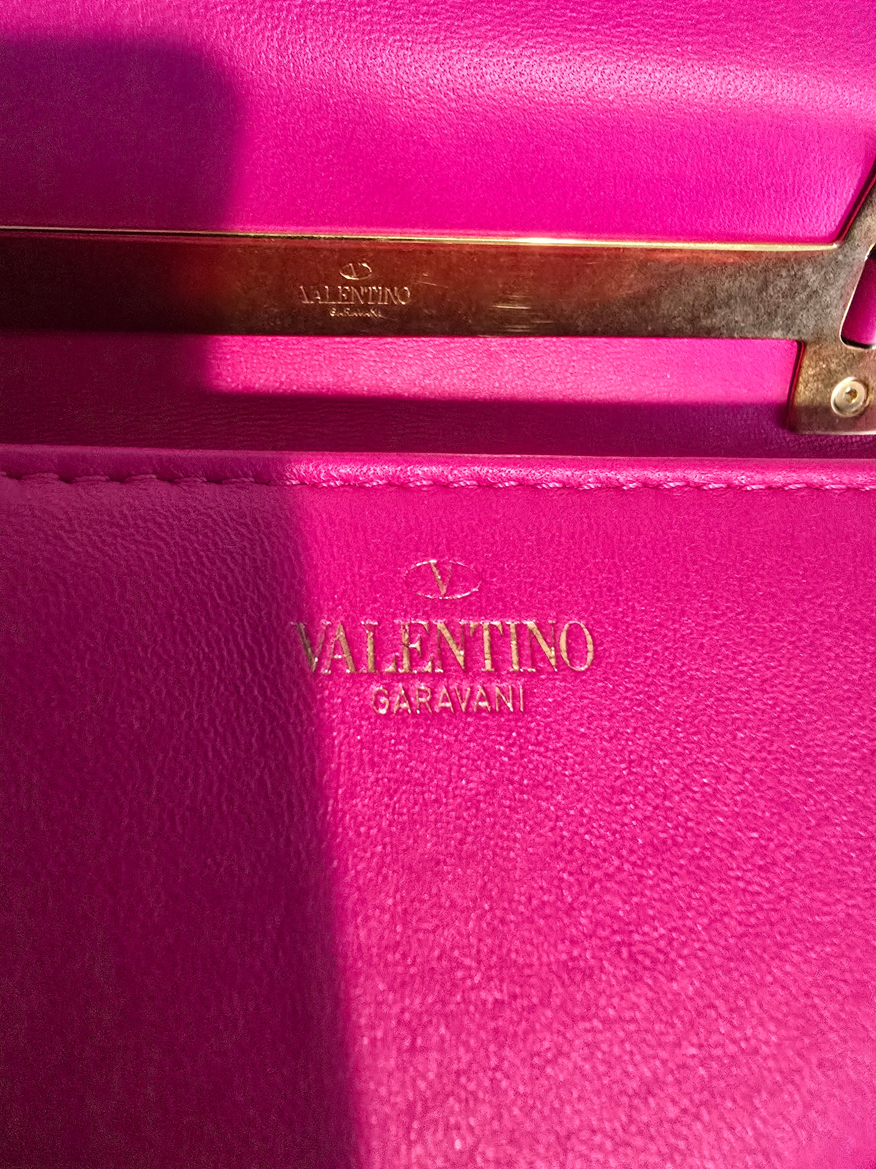 Valentino Garavani Mini One Stud Bag — Pink Nappa Leather