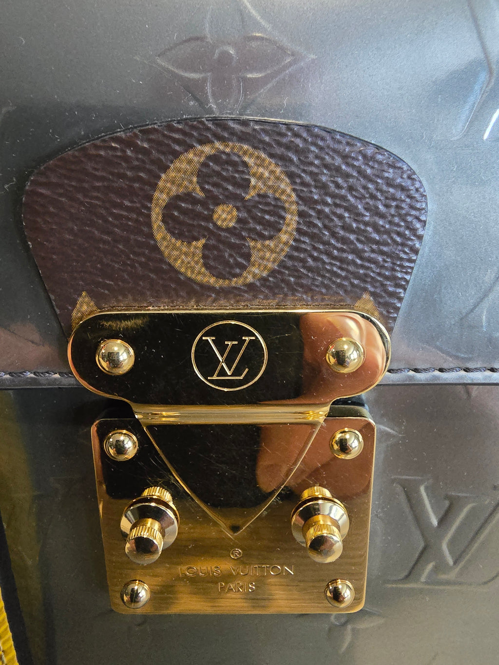 Louis Vuitton Spring Street Top Handle Bag — Silver
